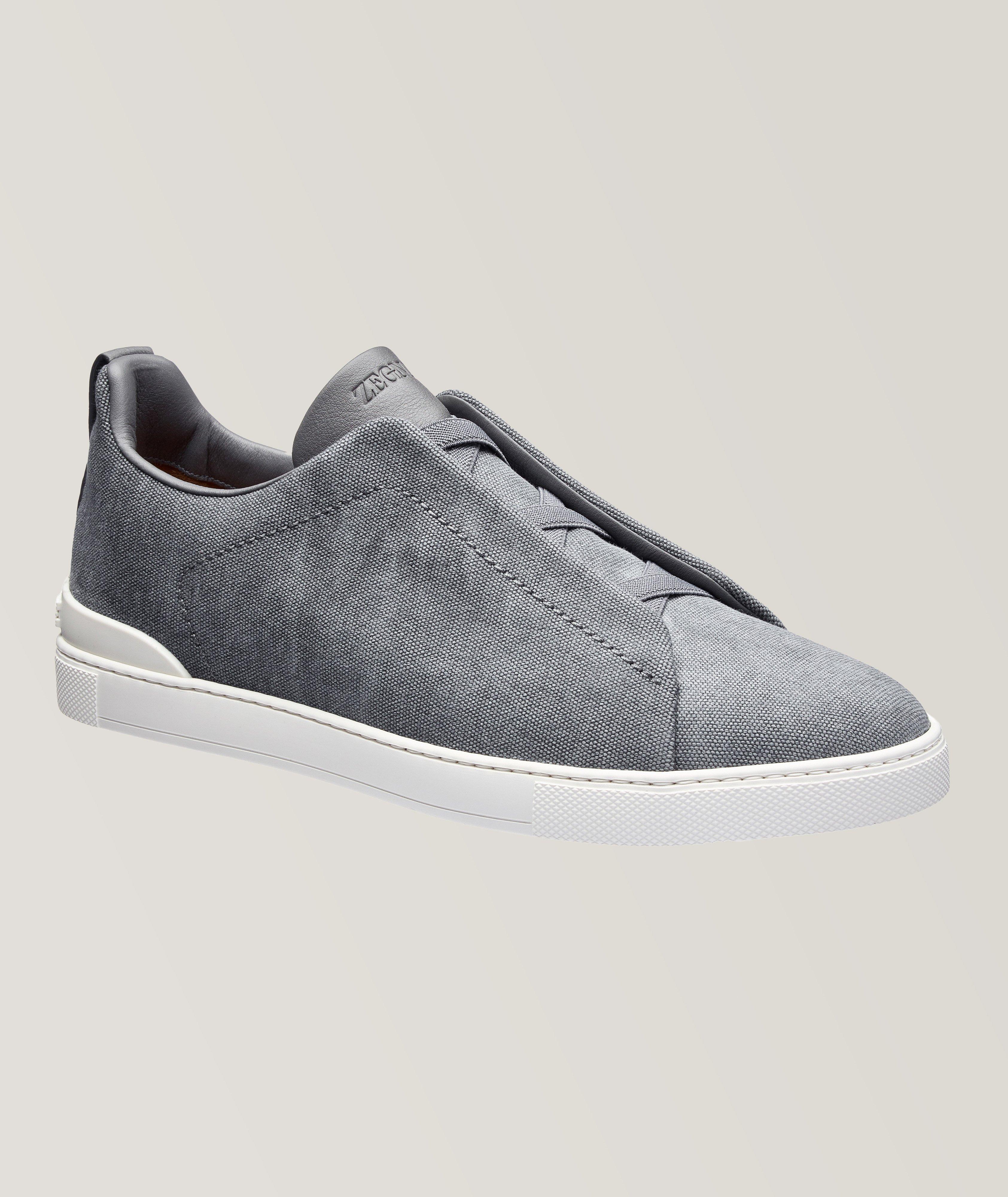 Canvas Triple Stitch Low Top Sneakers image 0