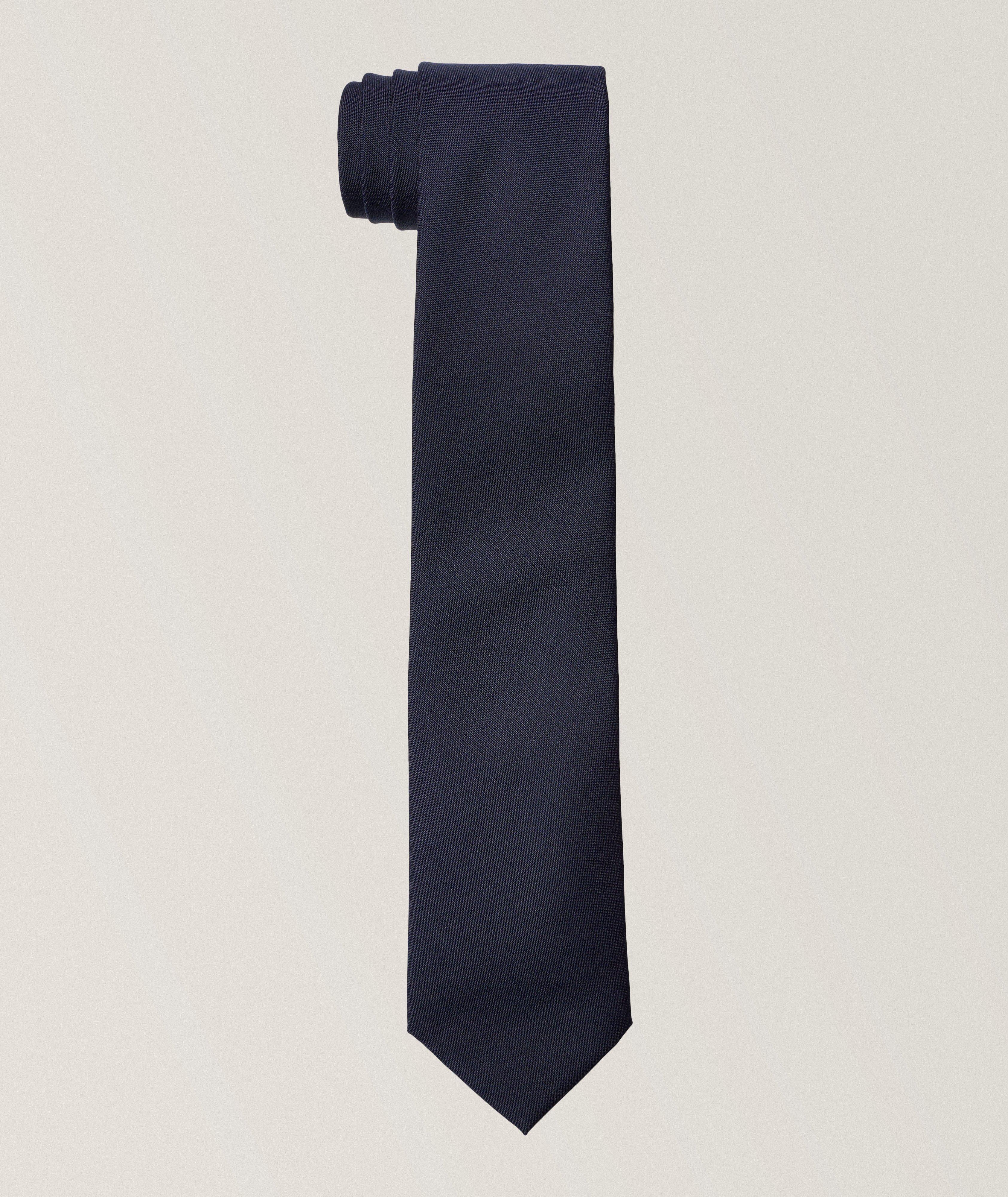 Solid Virgin Wool Tie image 0