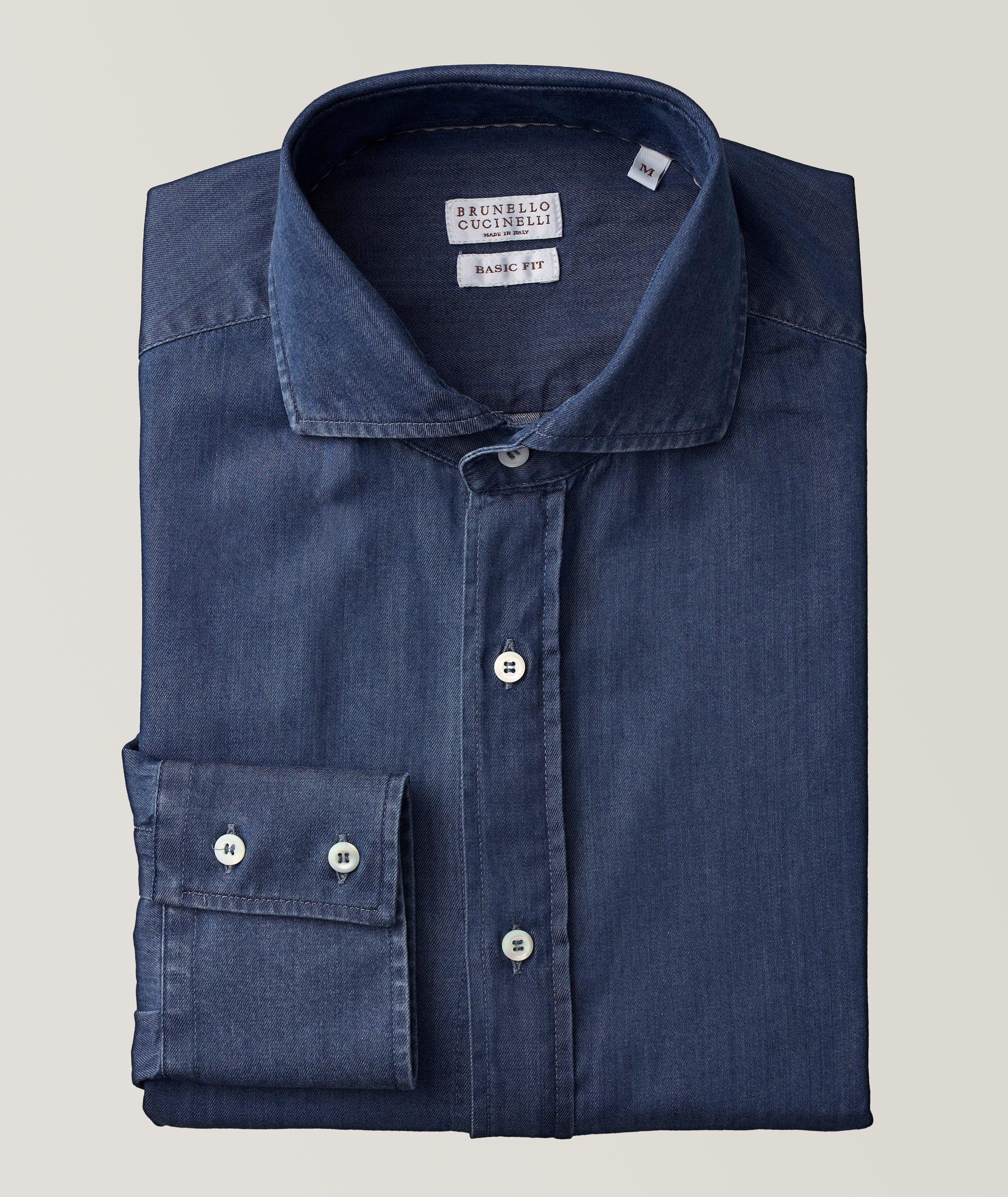Contemporary-Fit Cotton Overshirt image 0