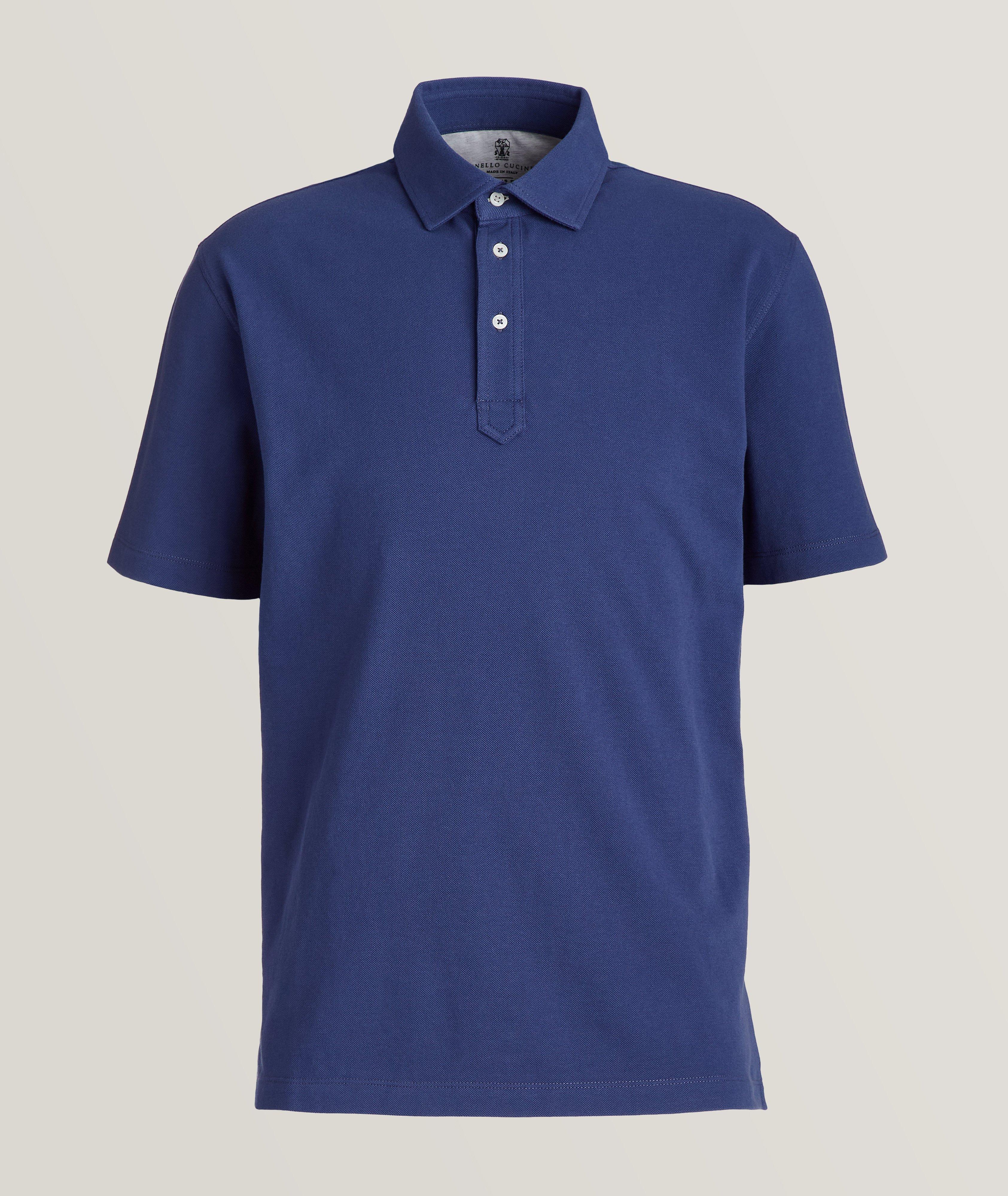 Short-Sleeve Jersey Cotton Piqué Polo image 0