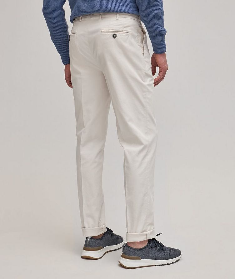 Pantalon en coton extensible de coupe italienne image 3