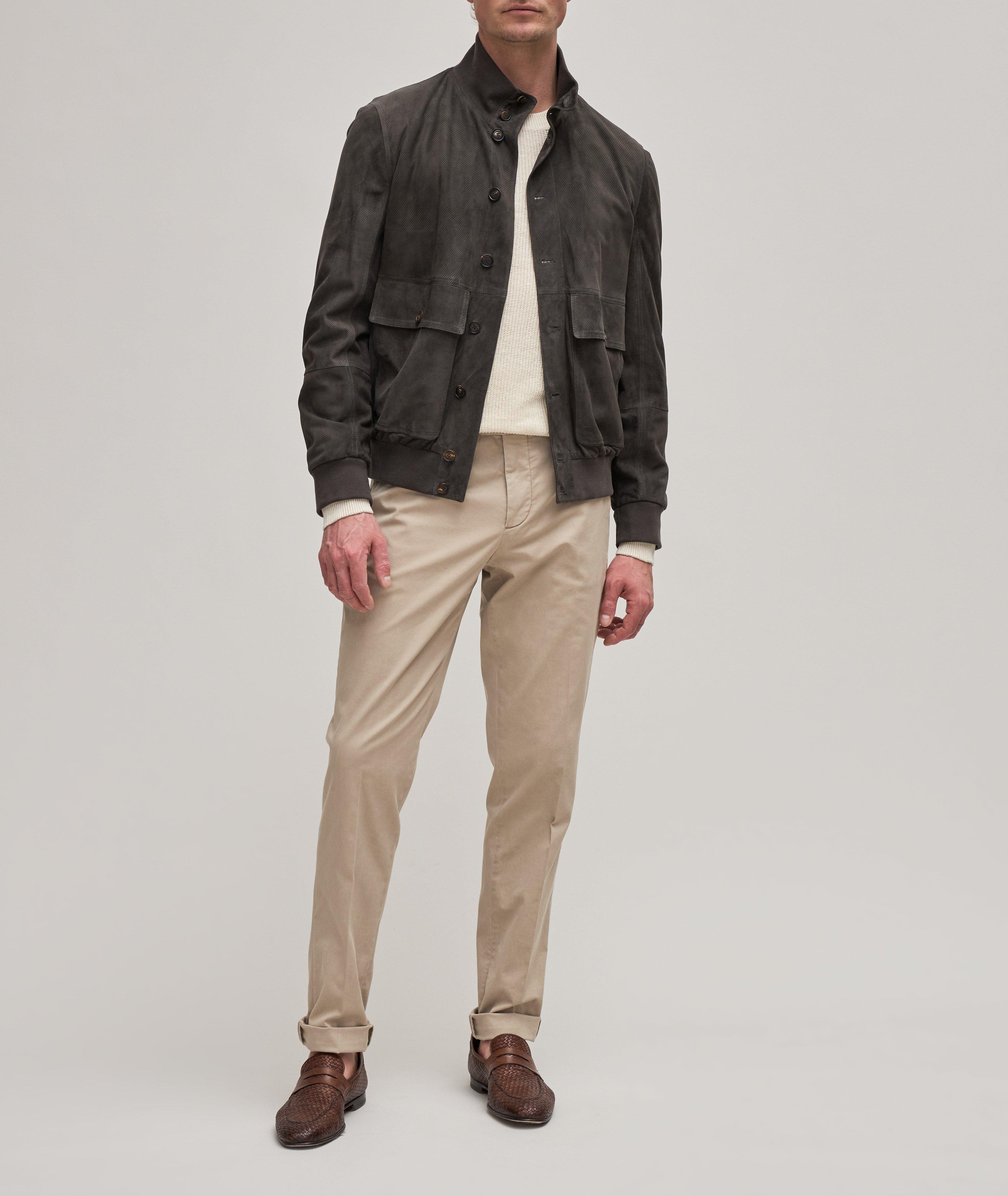 Chino en coton extensible de coupe amincie image 1