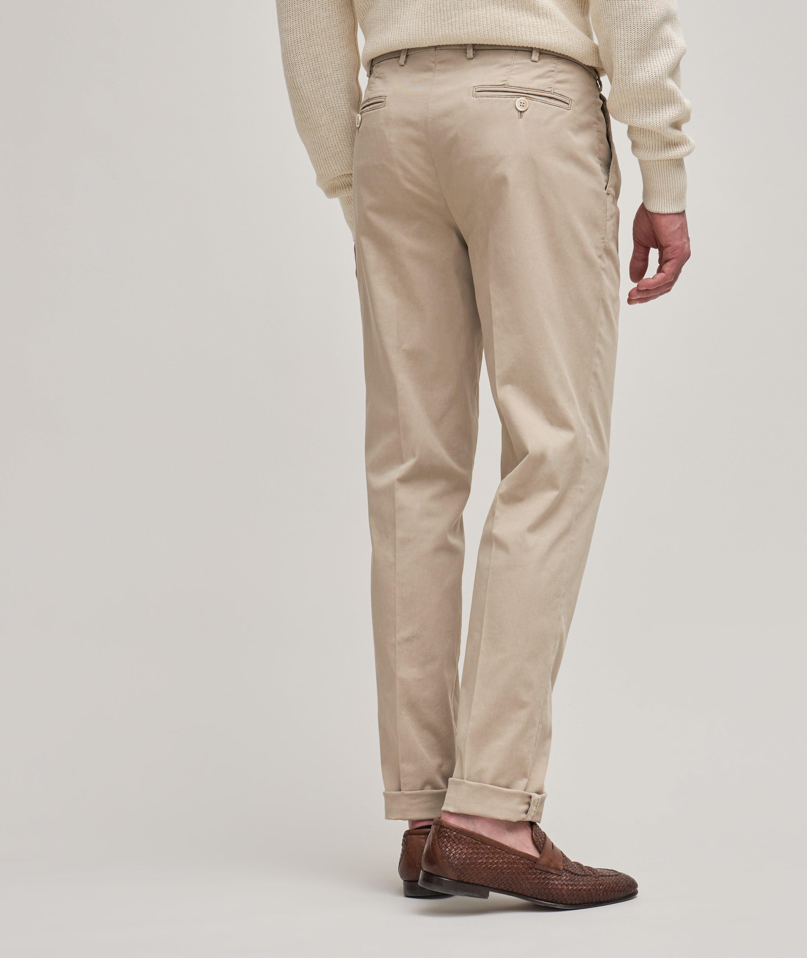 Chino en coton extensible de coupe amincie image 3