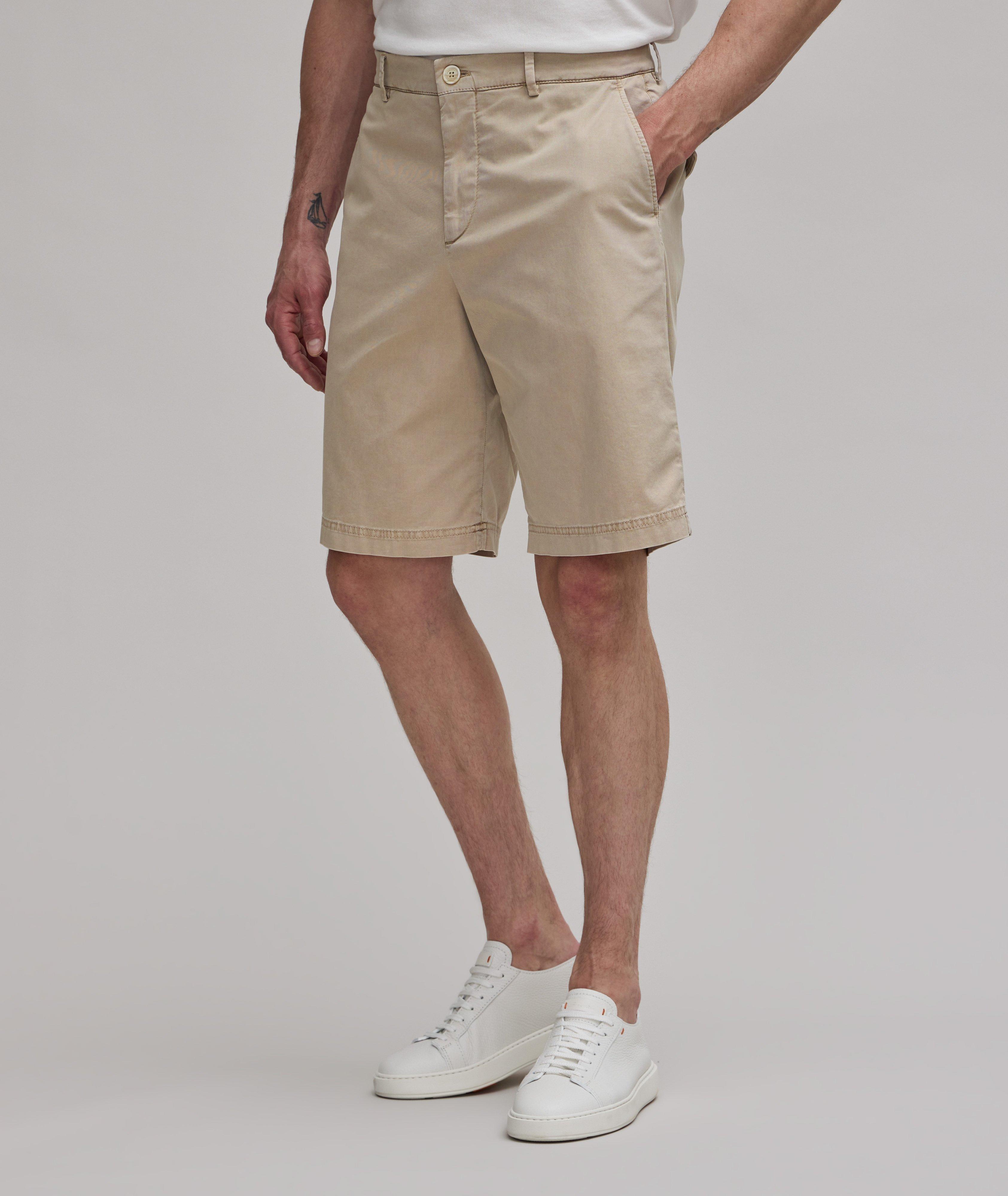 Stretch-Cotton Bermuda Shorts image 1
