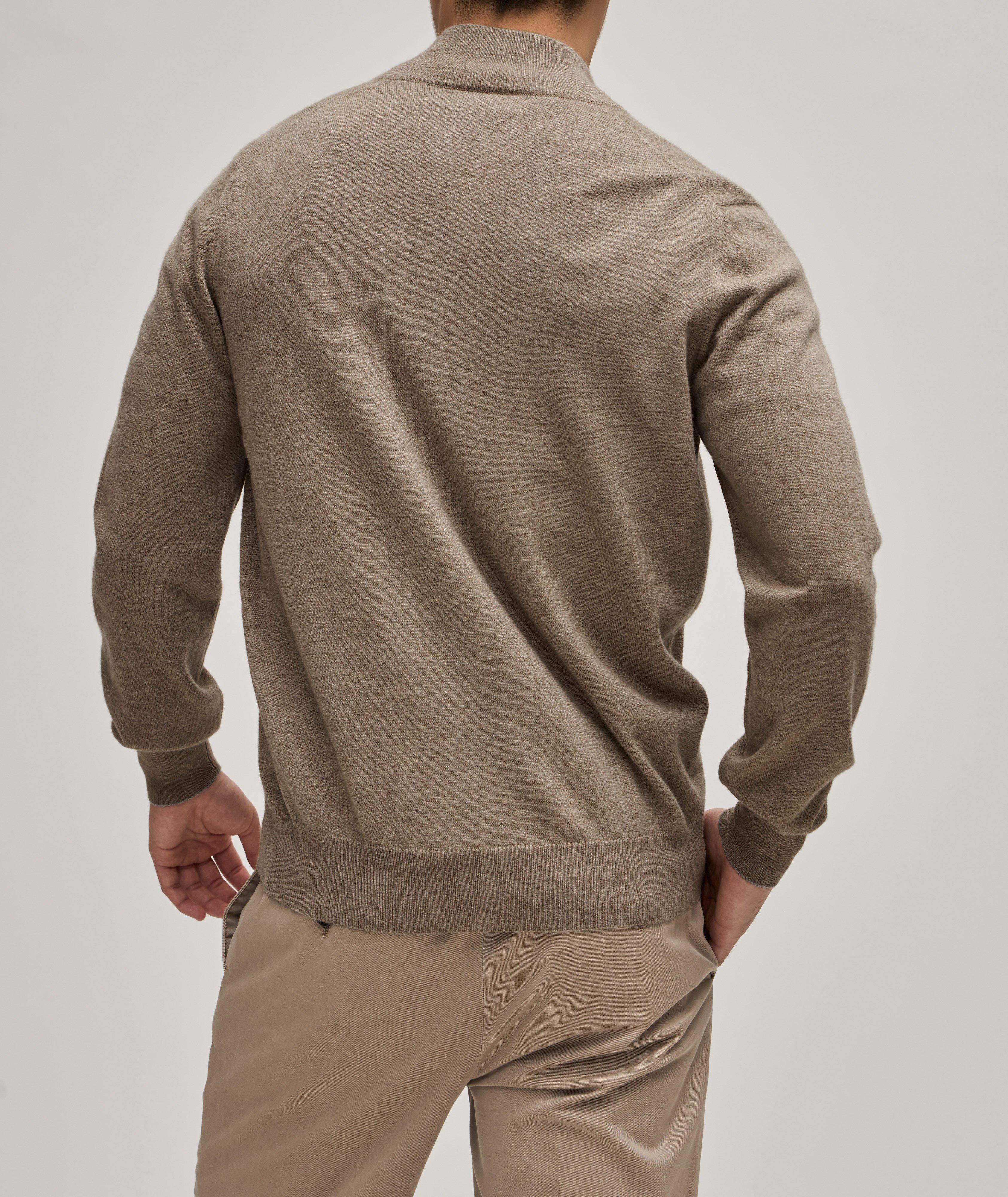 Full Zip Cashmere Knitted Cardigan image 3