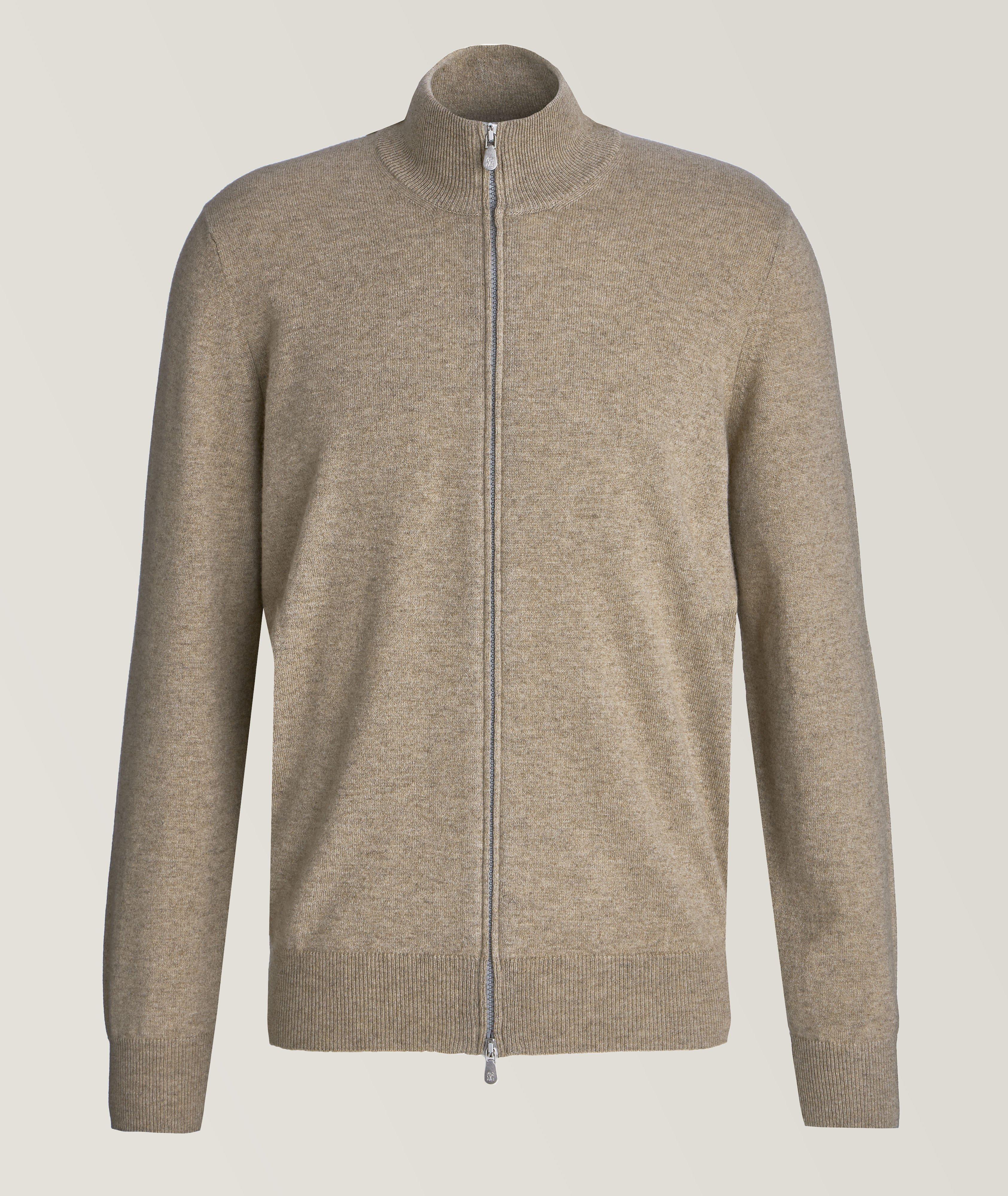 Full Zip Cashmere Knitted Cardigan image 0