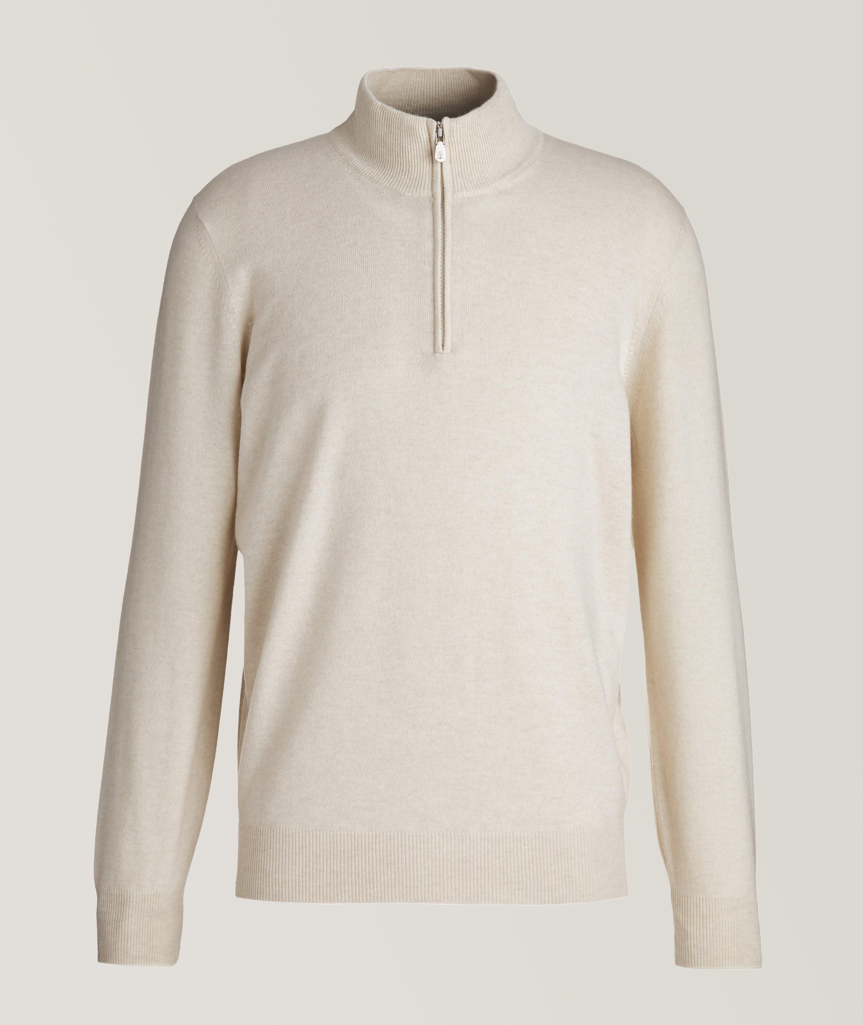 Half-Zip Cashmere Sweater image 0