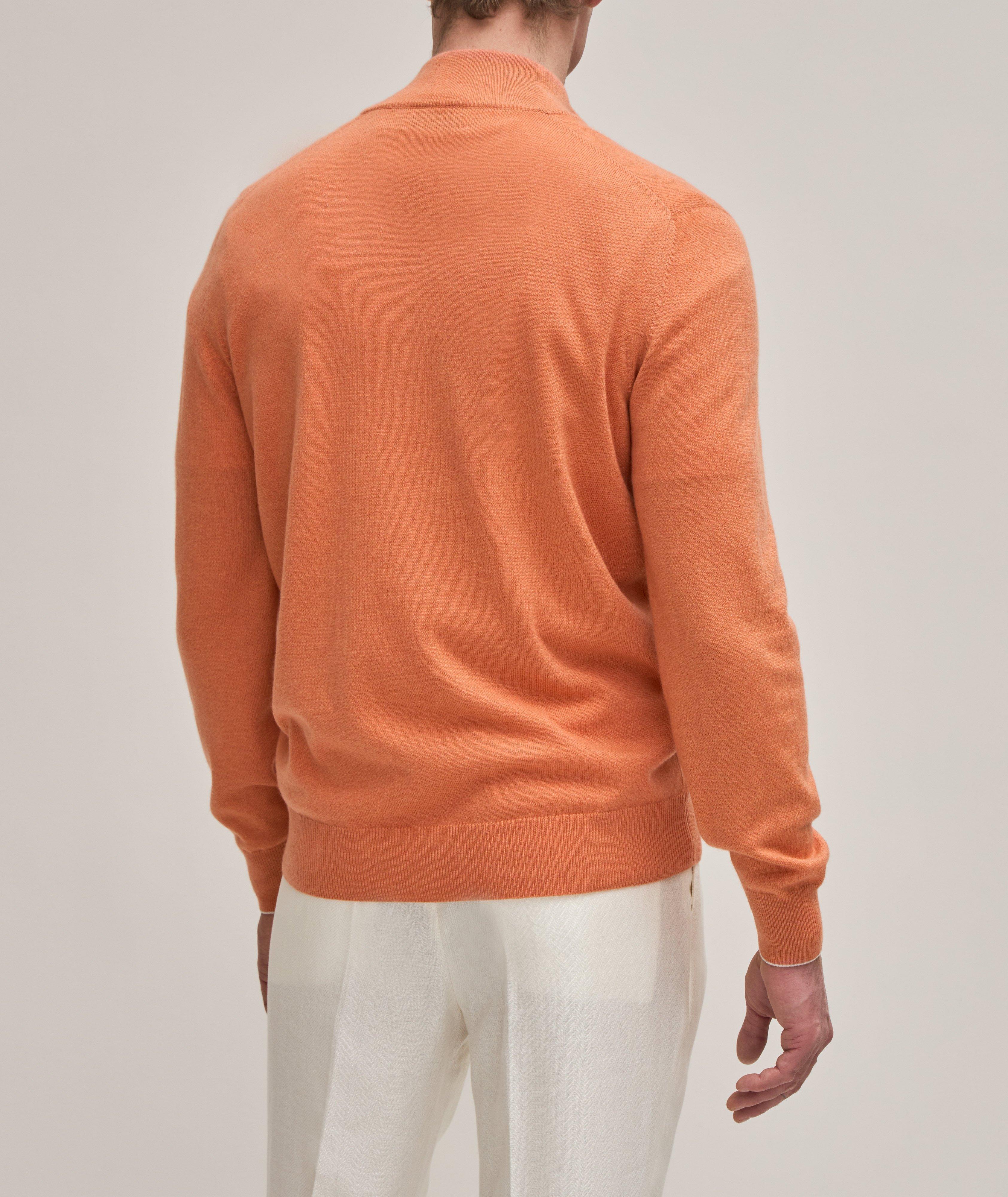 Pull en cachemire à demi-glissière image 3