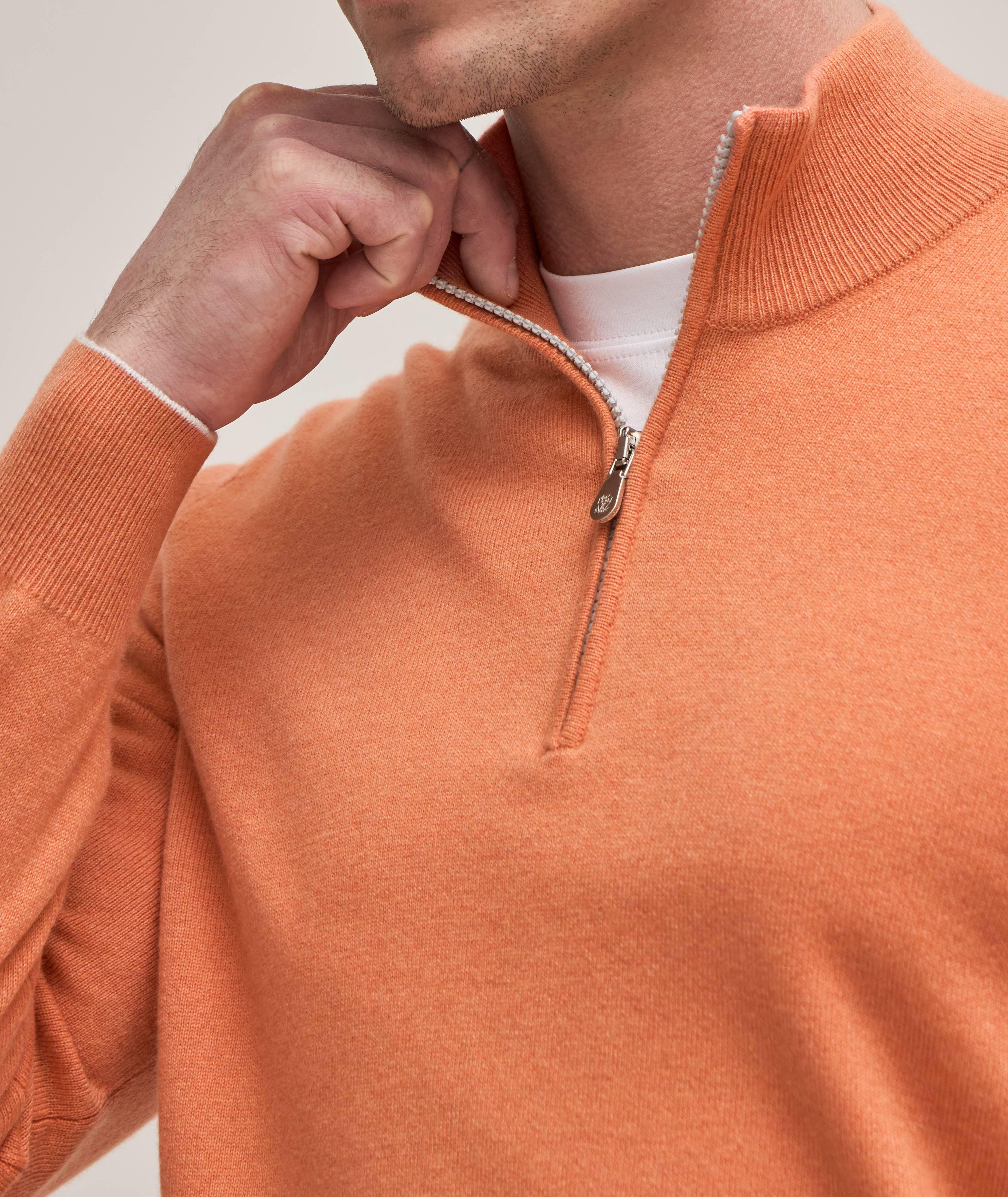 Pull en cachemire à demi-glissière image 4