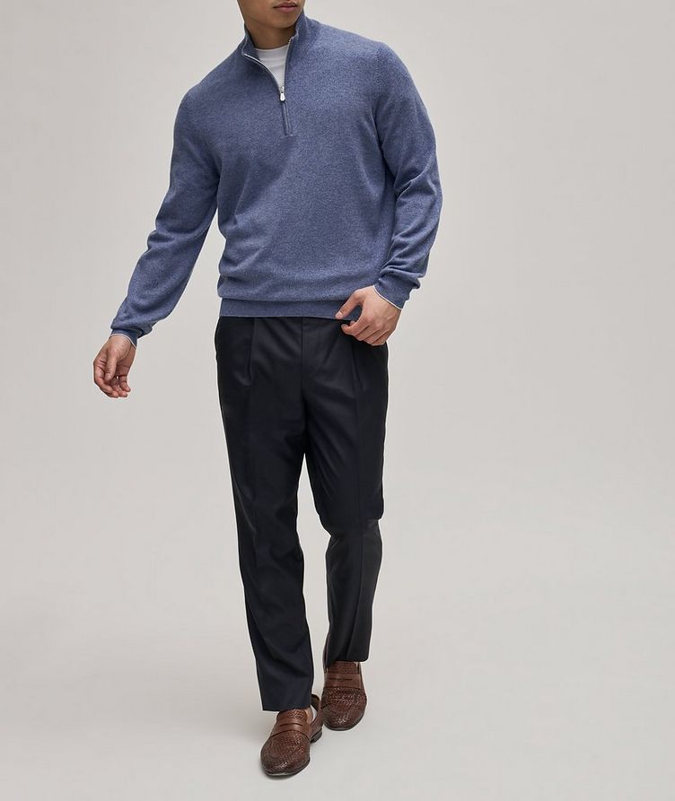 Half-Zip Cashmere Sweater image 1
