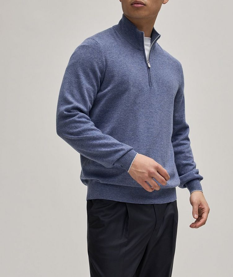 Half-Zip Cashmere Sweater image 2