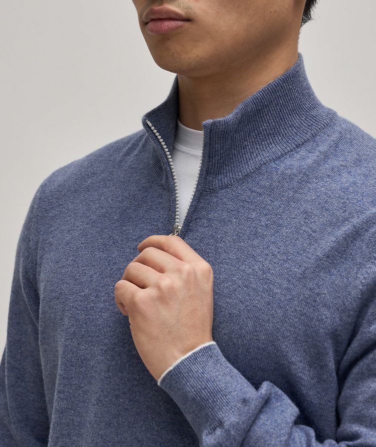 Half-Zip Cashmere Sweater image 4