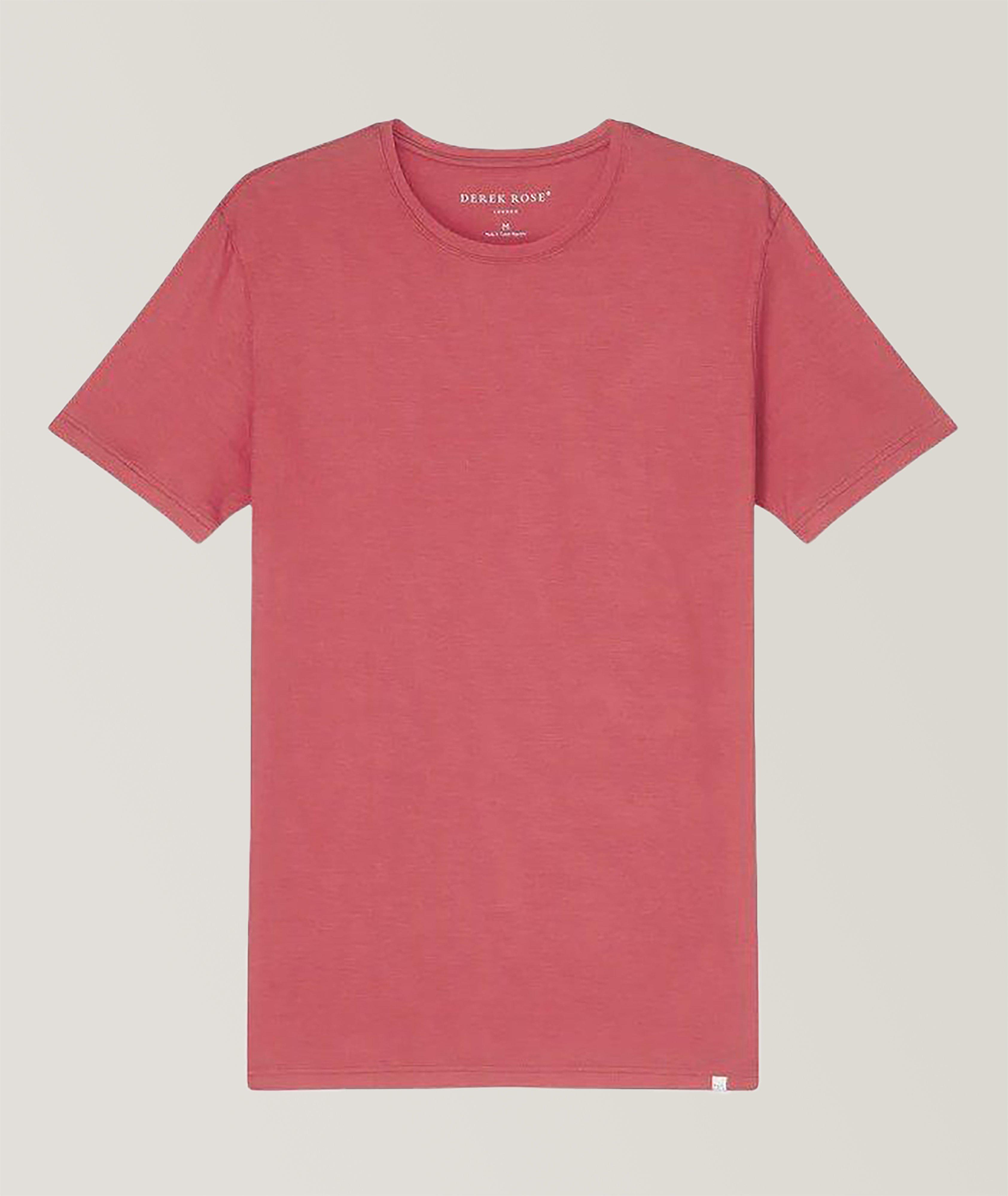 Derek Rose Basel Micro Modal T-Shirt | Sleepwear | Harry Rosen