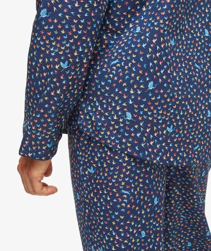 Pyjama Ledbury en batiste de coton à motif d’oiseaux image 4