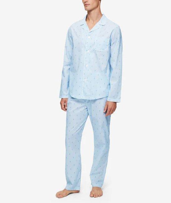 Nelson 94 Batiste Cotton Striped Bee Print Pajama Set image 1
