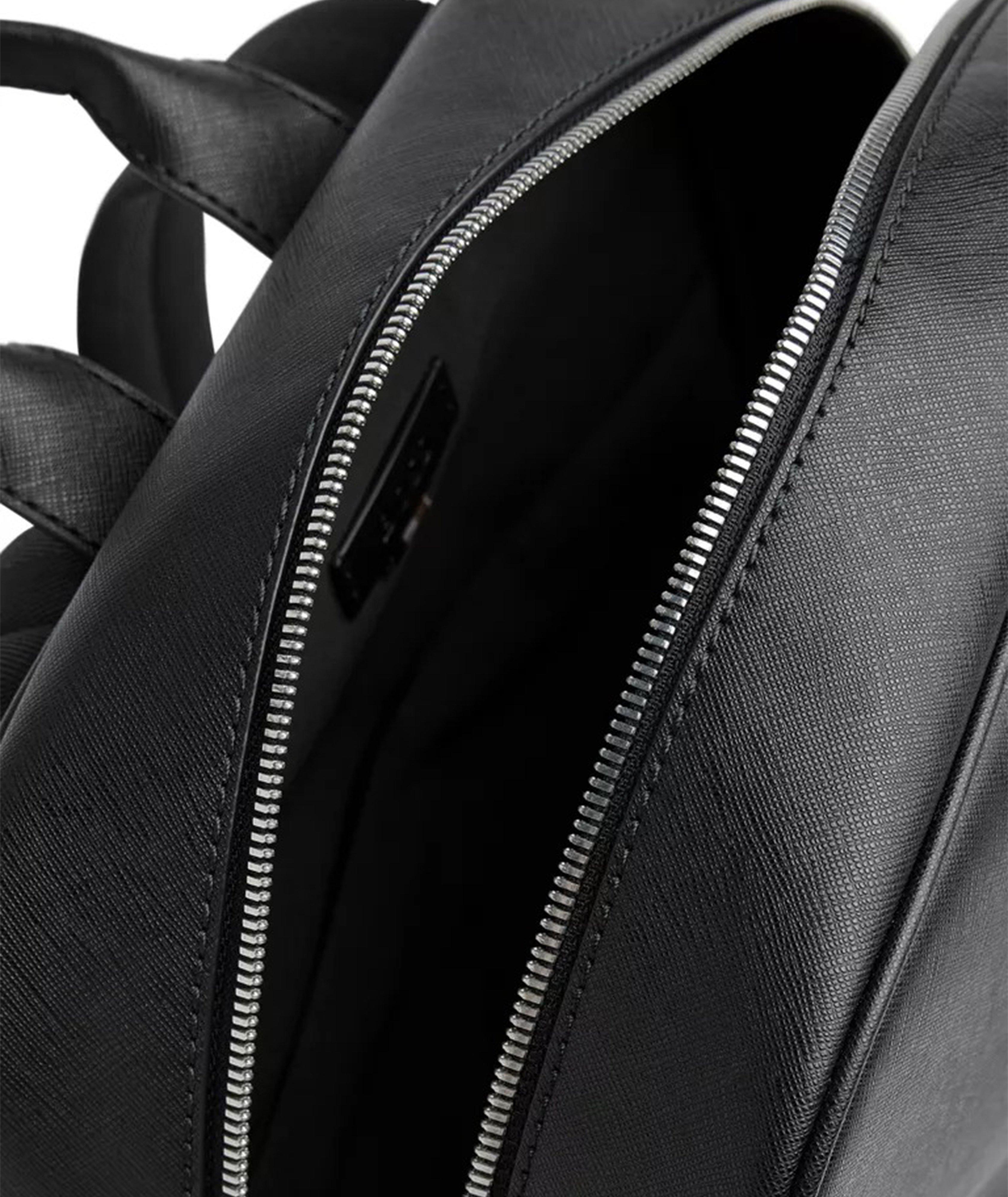 Embossed Leather Backpack  image 2