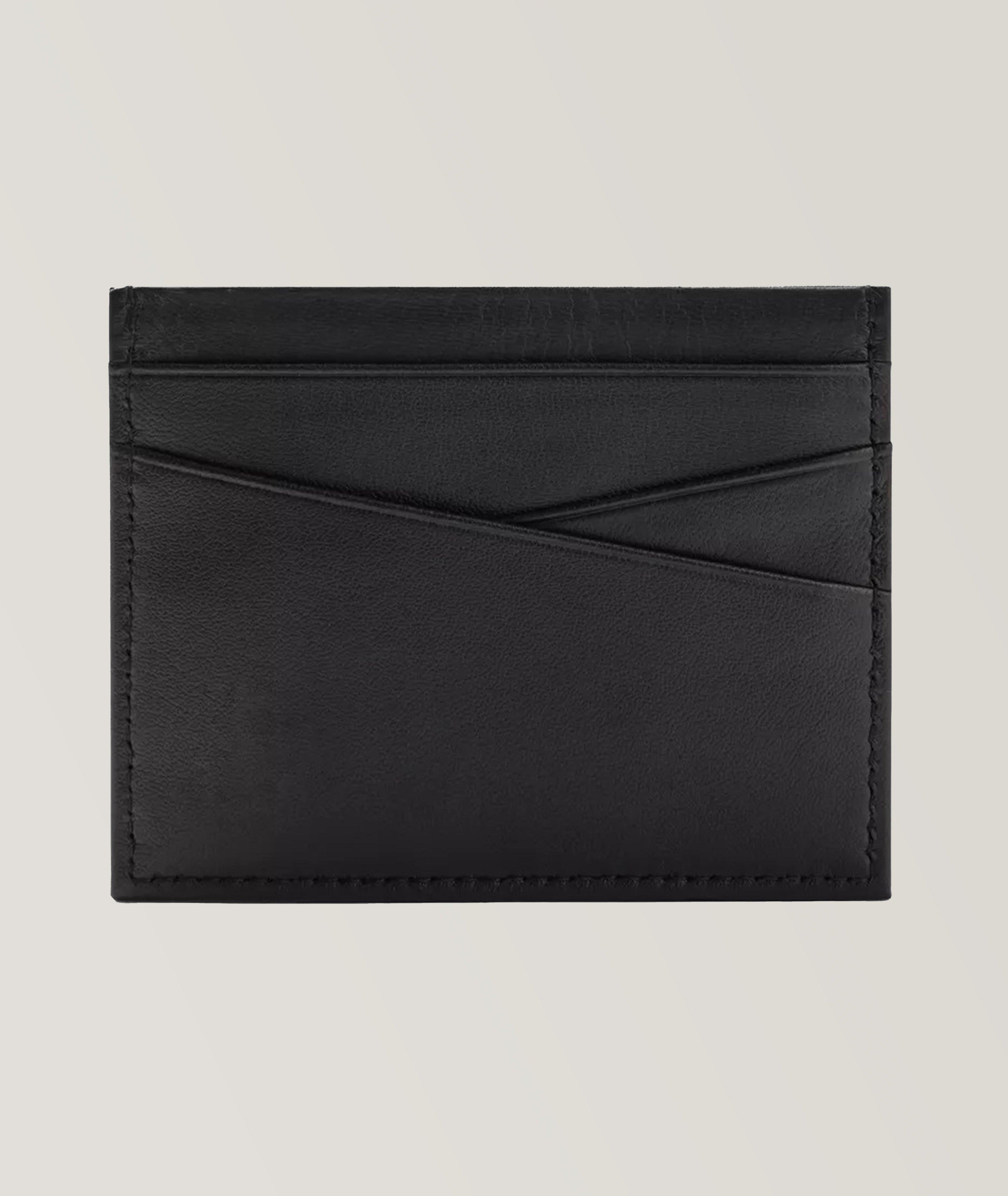 Porte-carte en cuir avec logo image 1