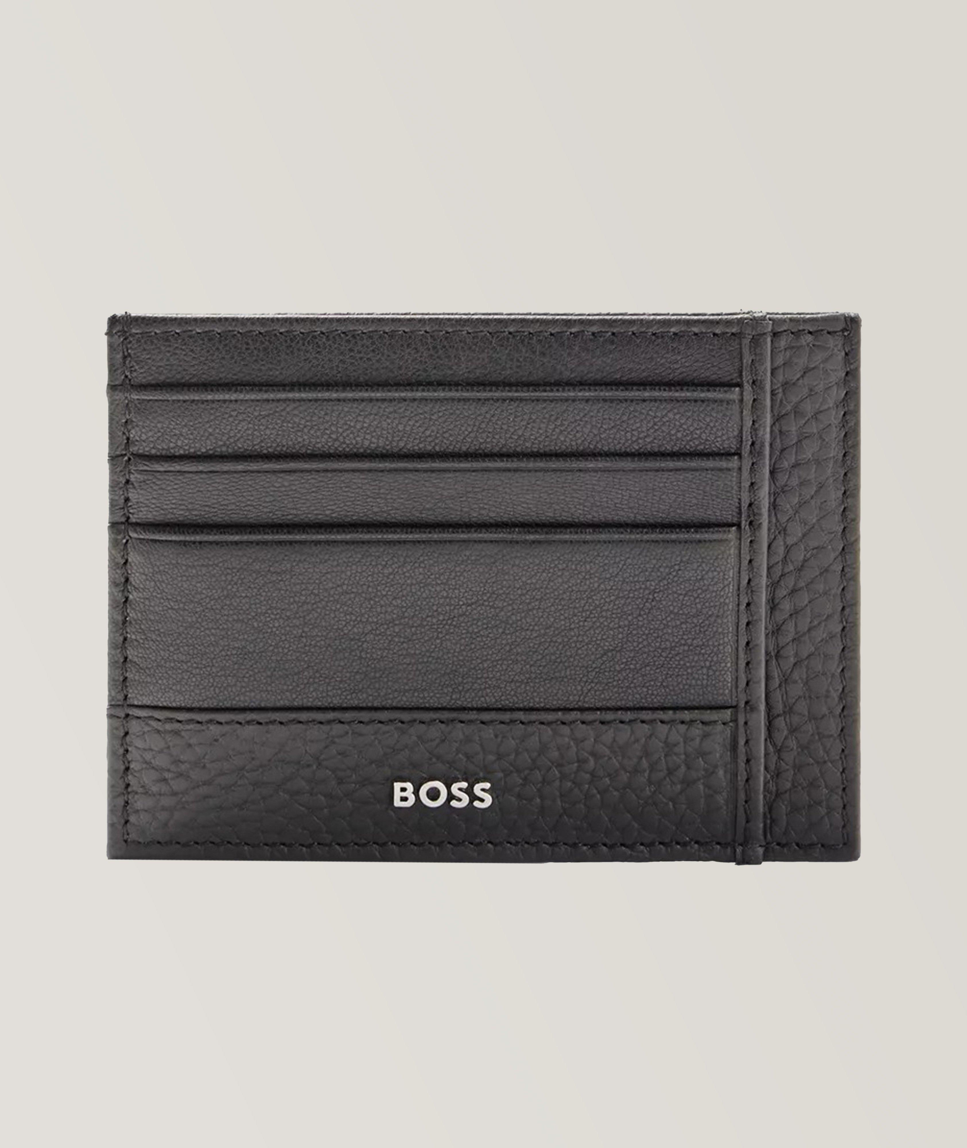 Porte-carte en cuir grenu image 0