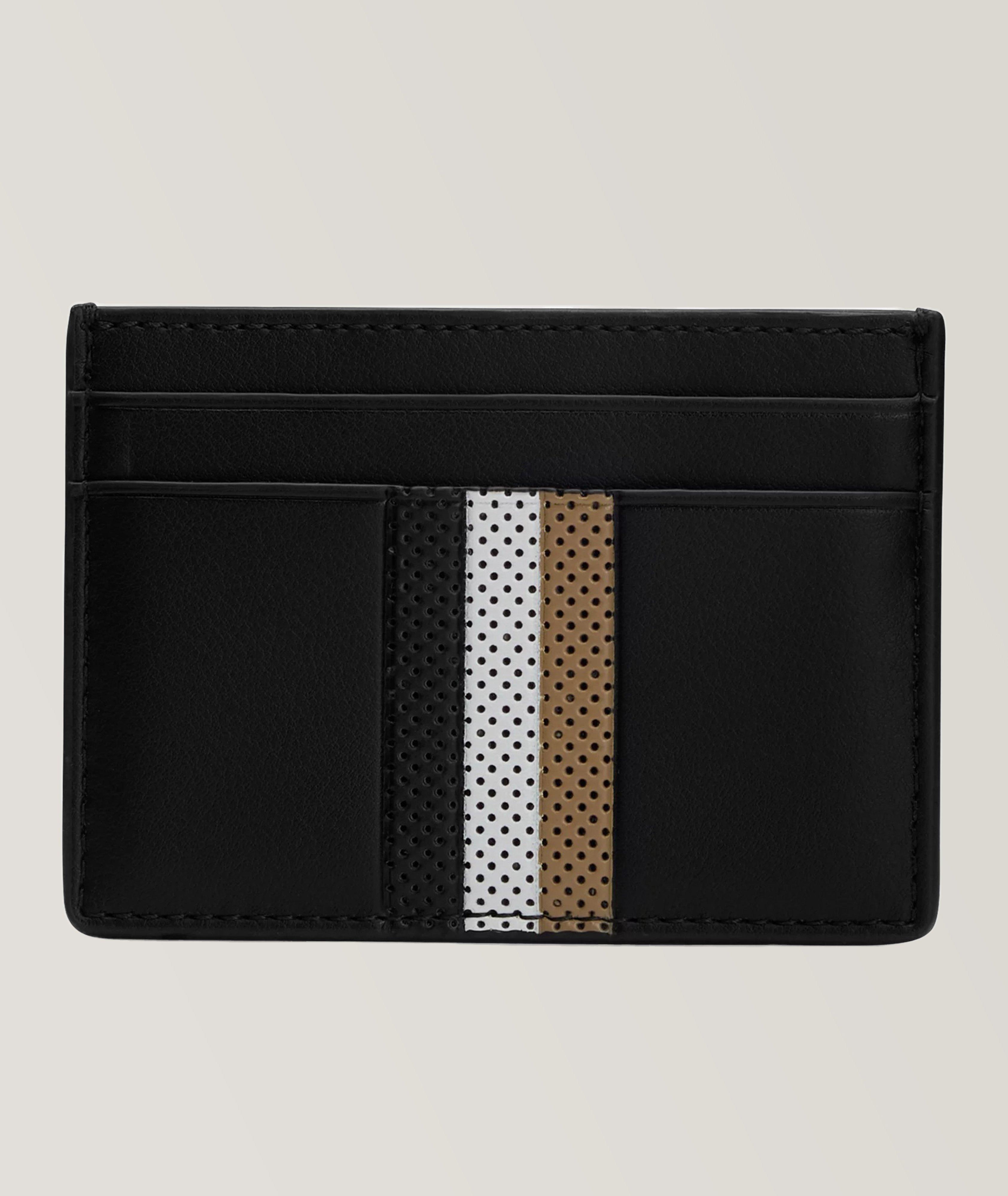 Porte-carte à détail rayé image 1