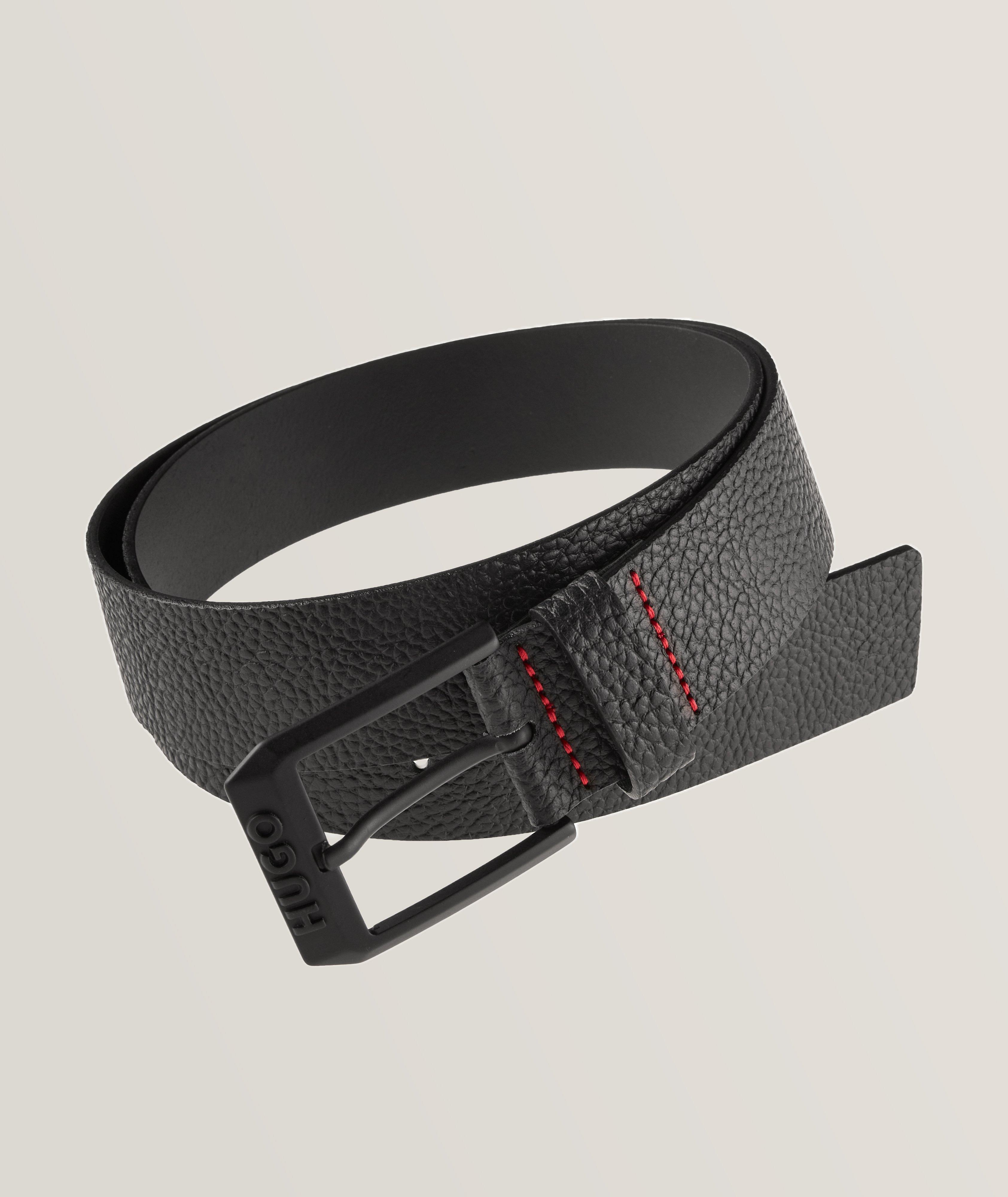 Ceinture en cuir grenu image 0