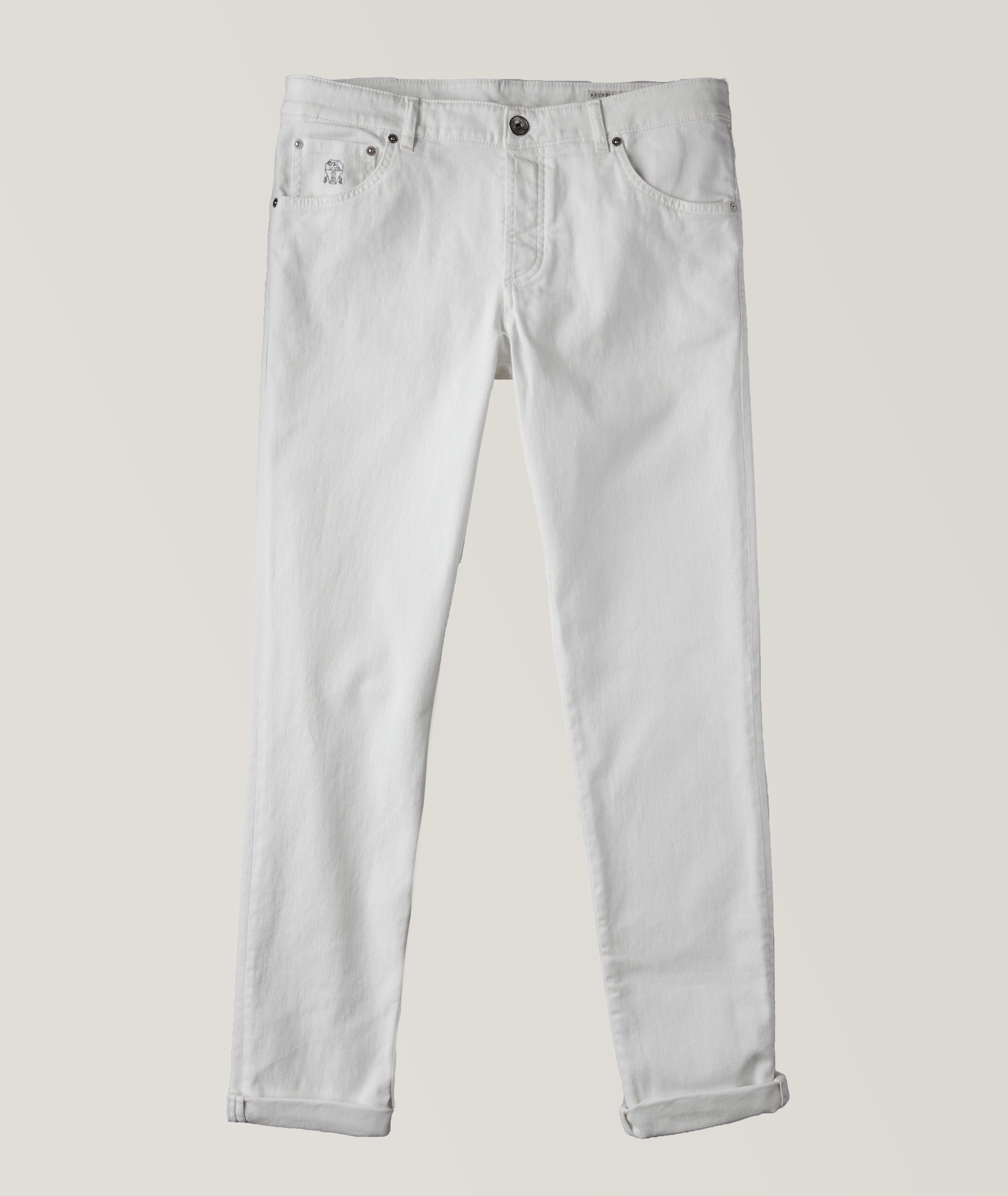 Brunello Cucinelli Skinny Fit Stretch-Cotton Jeans