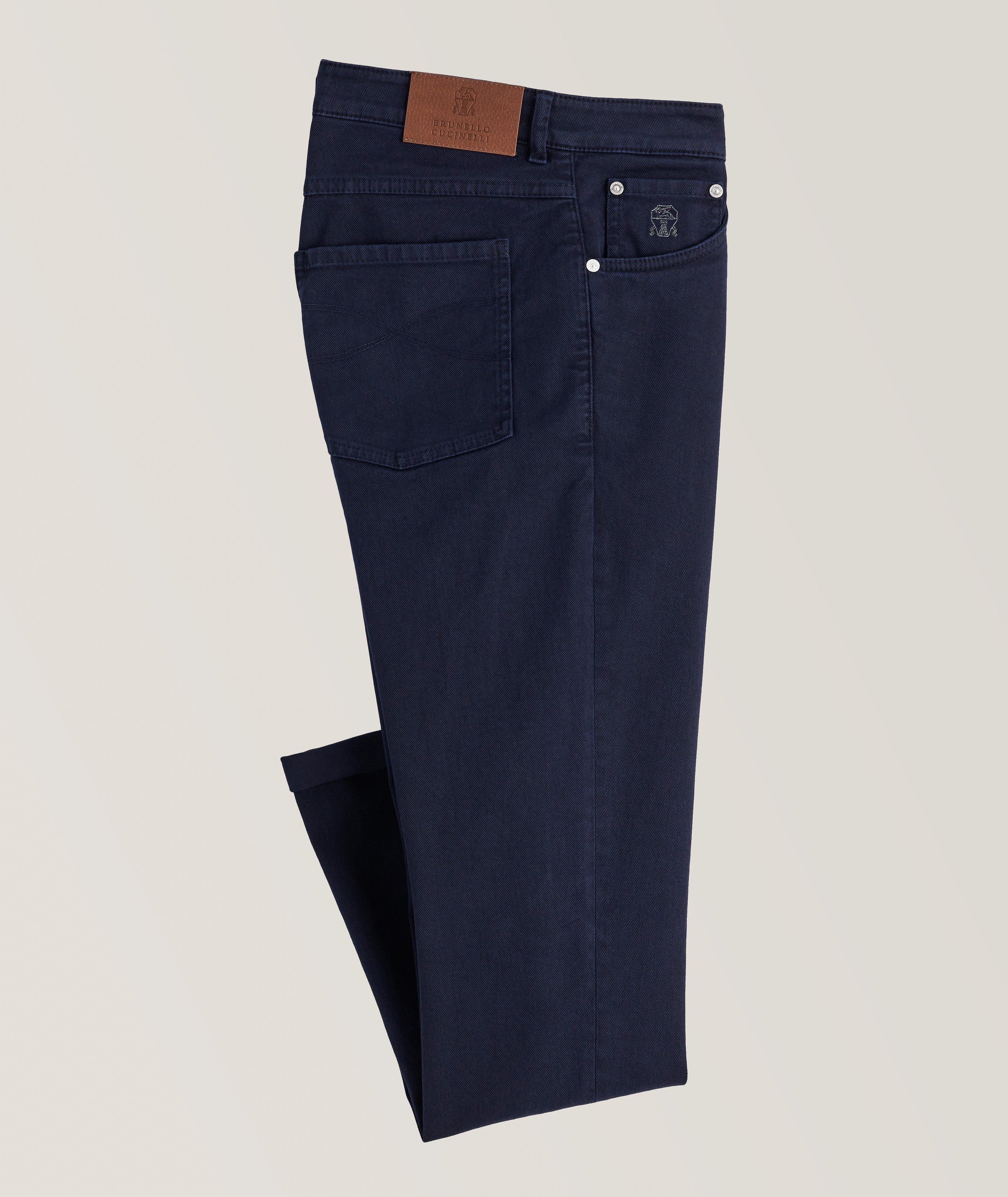 Brunello Cucinelli Skinny Fit Stretch-Cotton Jeans
