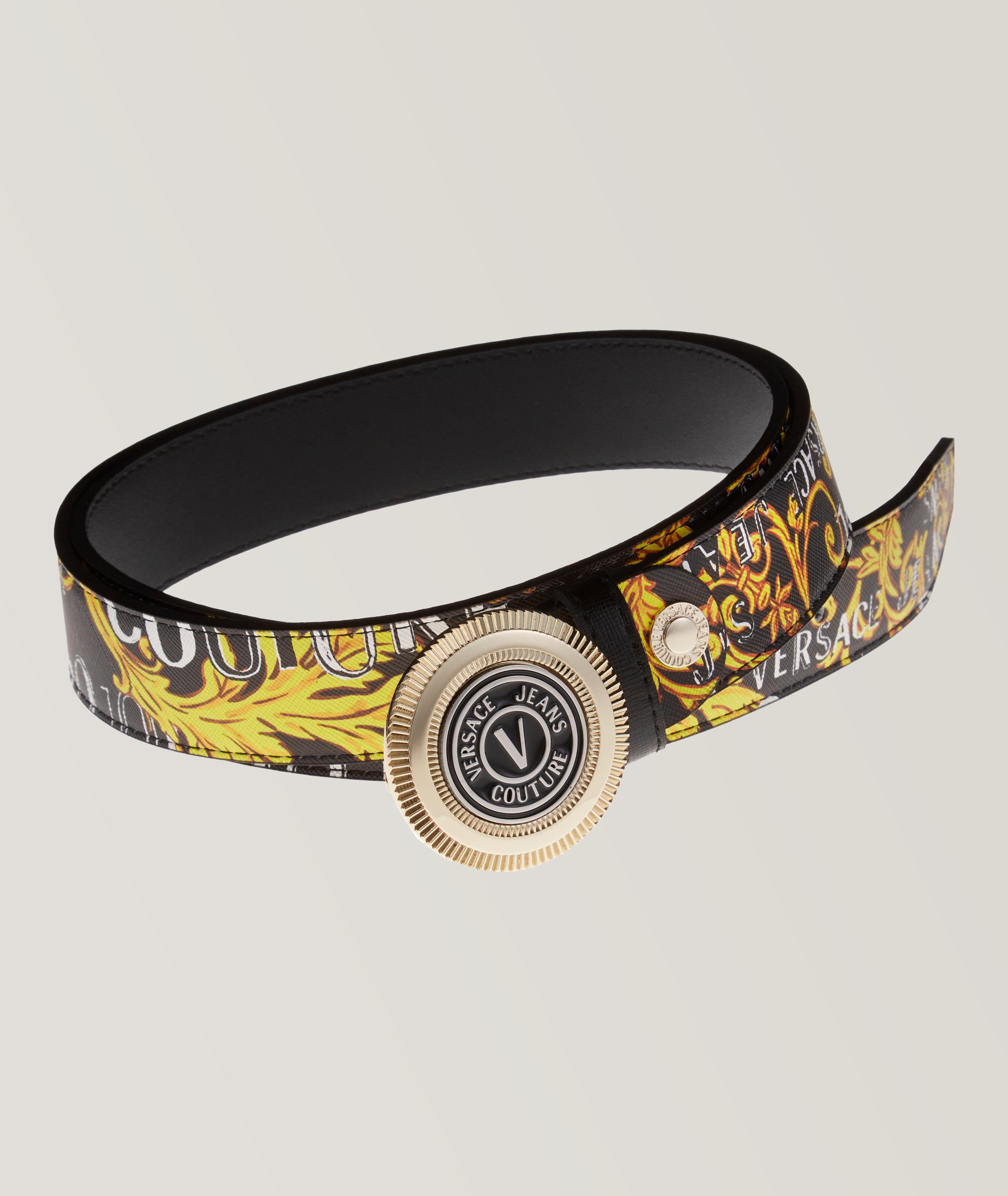 Ceinture à motif baroque et à boucle de marque image 0