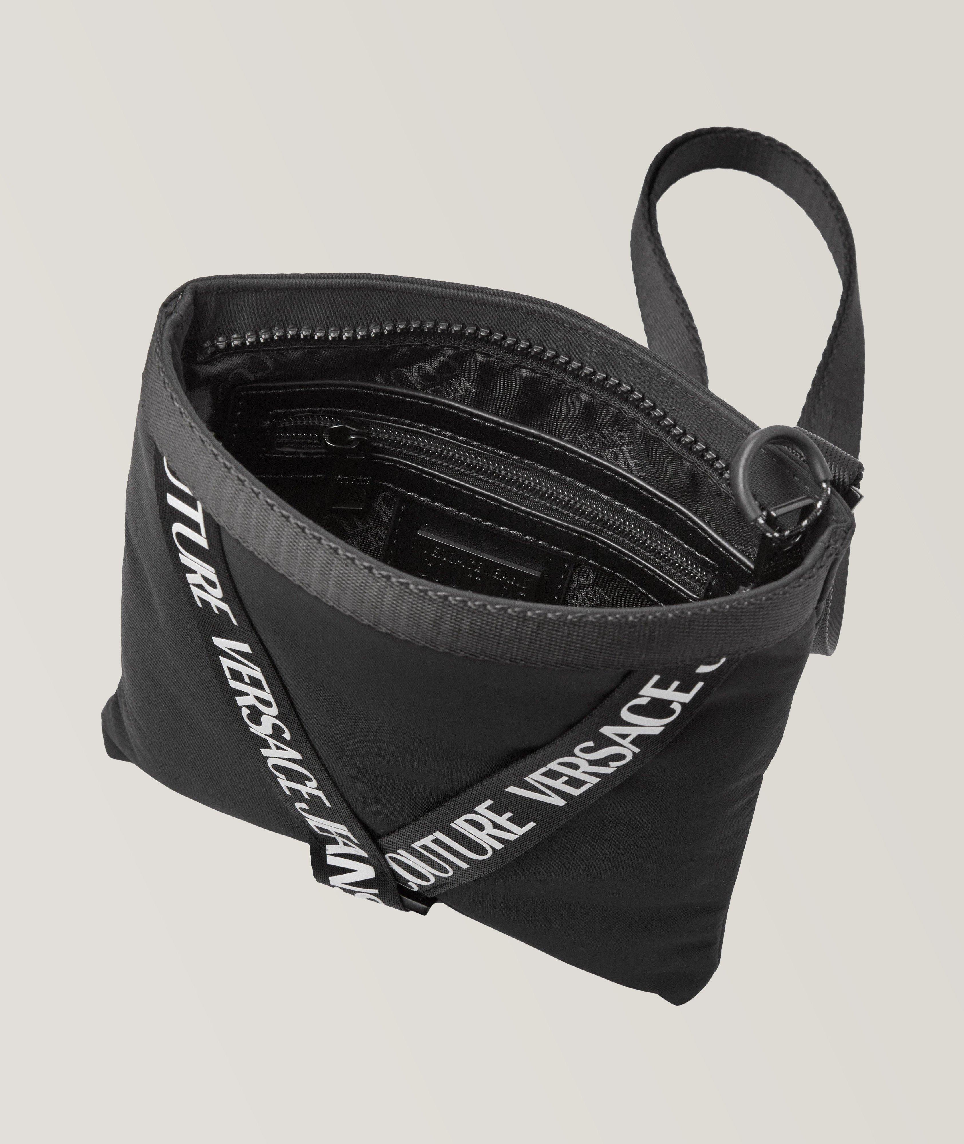 Sac en nylon à bandoulière avec logos image 2