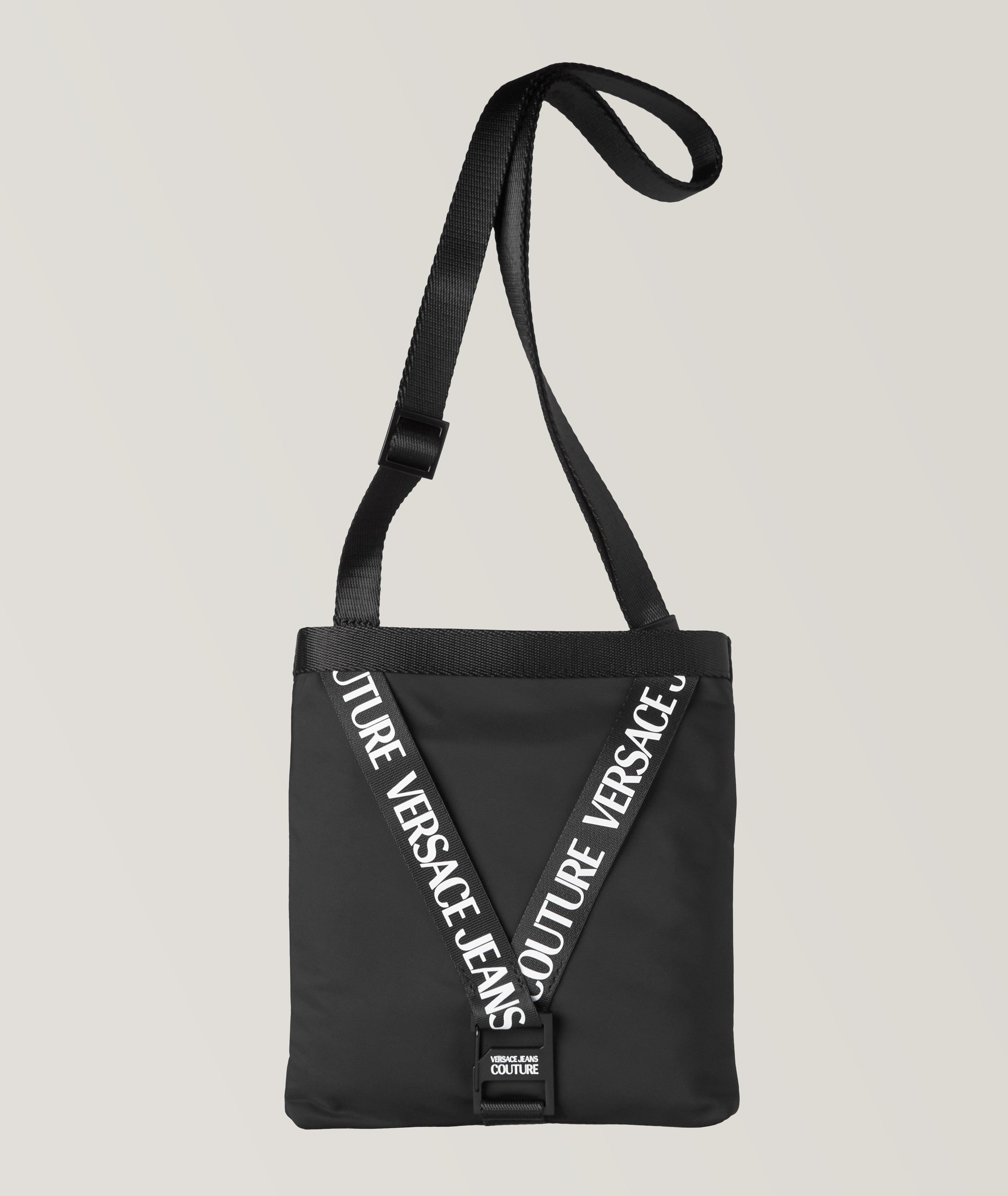 Sac en nylon à bandoulière avec logos image 0