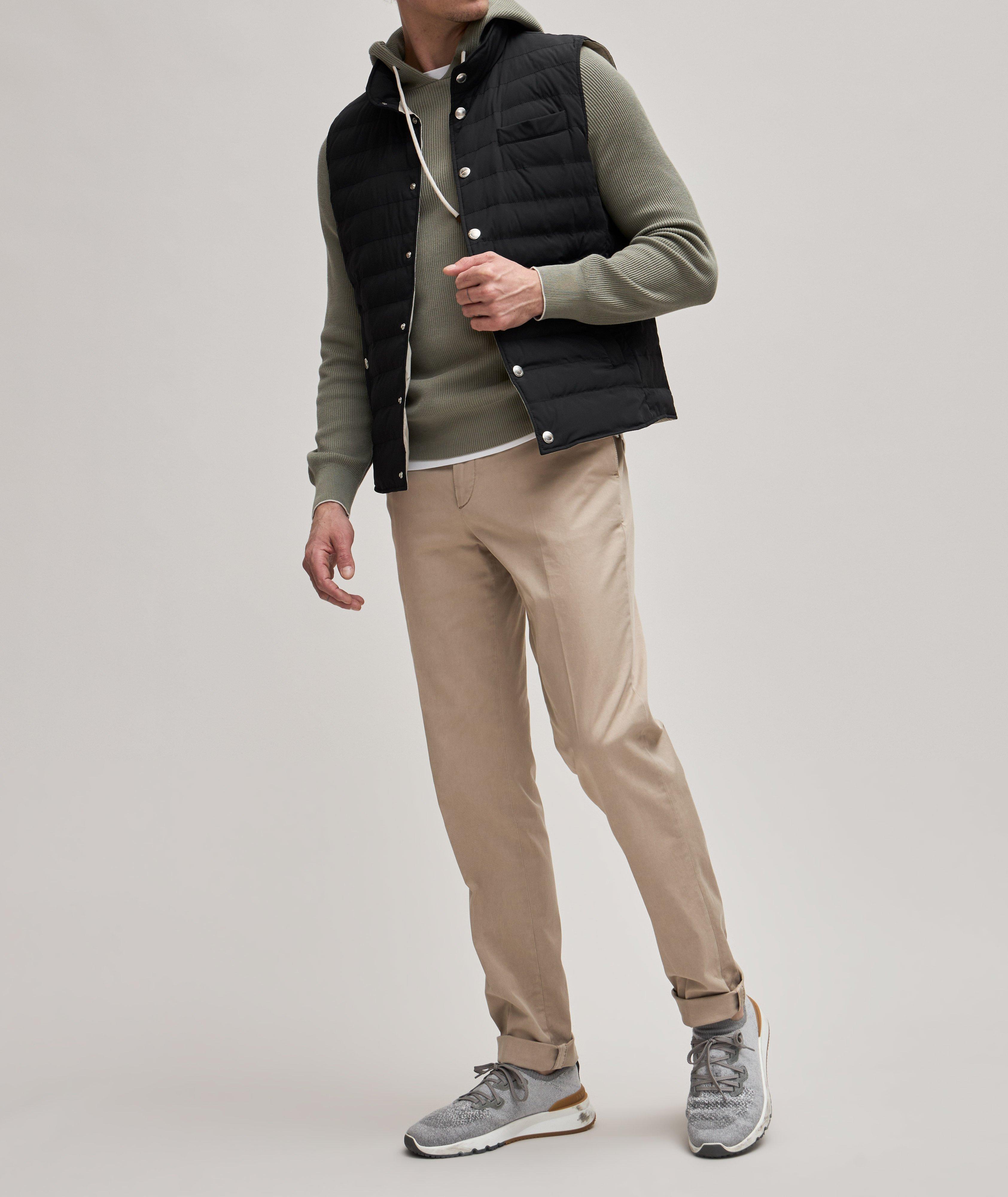 Veste surpiquée et résistante à l’eau en nylon et en duvet image 1