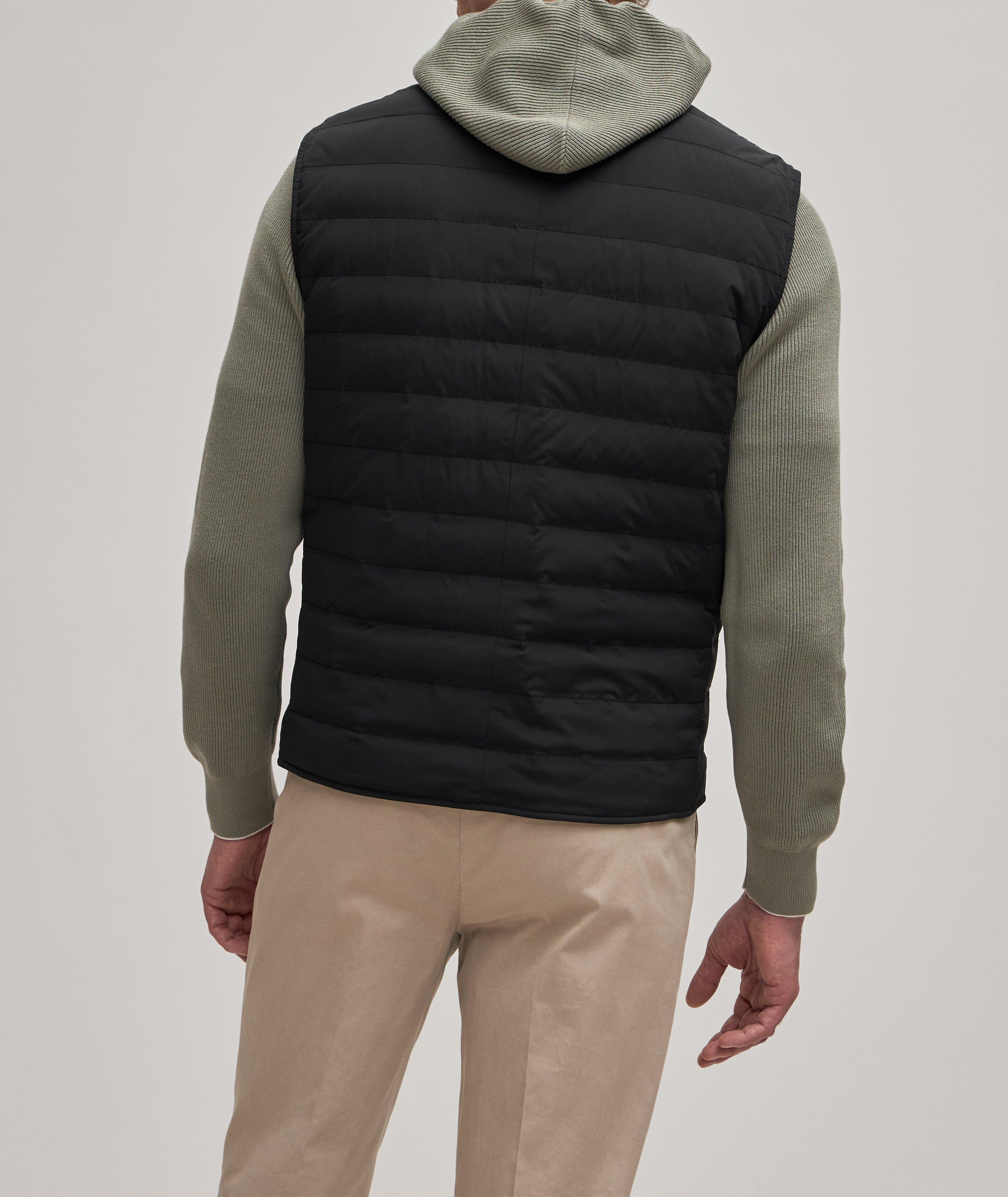 Veste surpiquée et résistante à l’eau en nylon et en duvet image 3