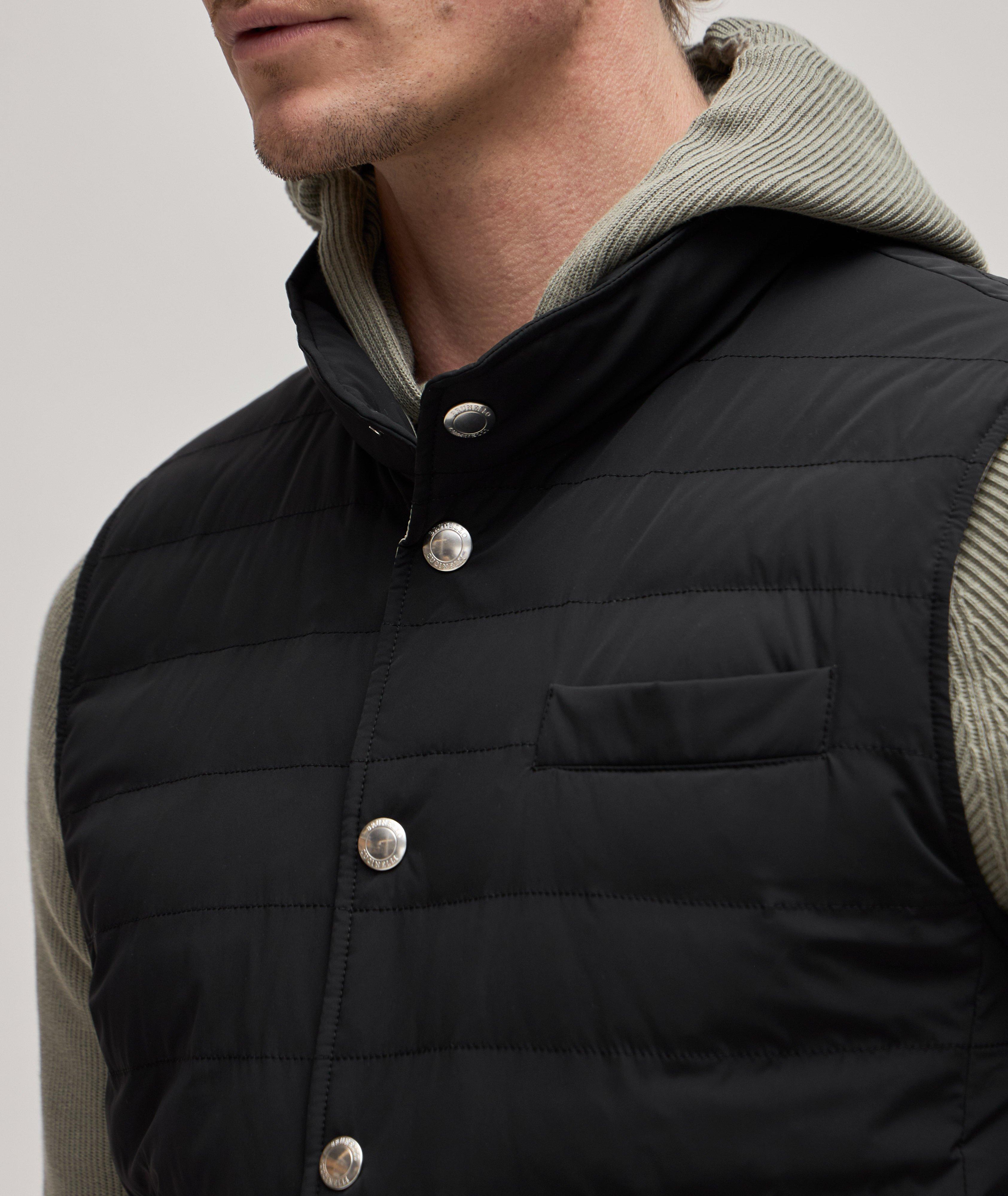 Veste surpiquée et résistante à l’eau en nylon et en duvet image 4