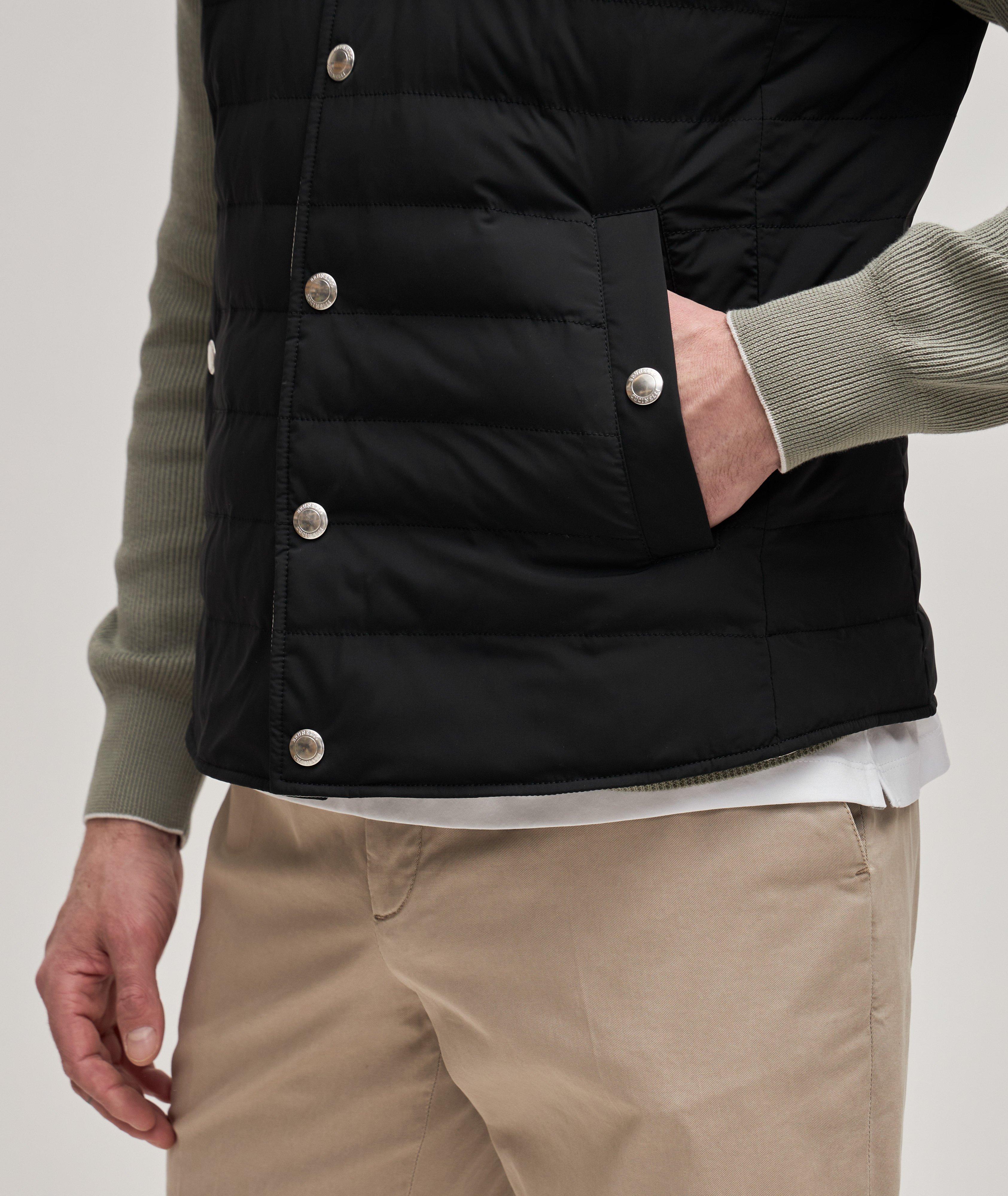Veste surpiquée et résistante à l’eau en nylon et en duvet image 5
