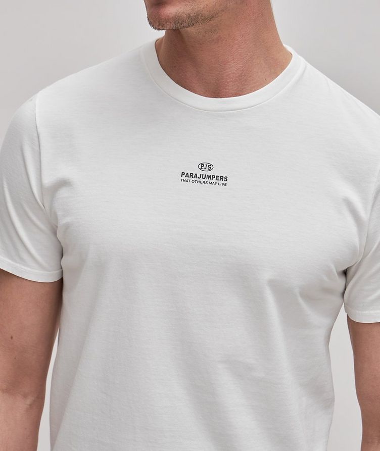 Rescue Chest Print Logo Cotton T-Shirt image 3