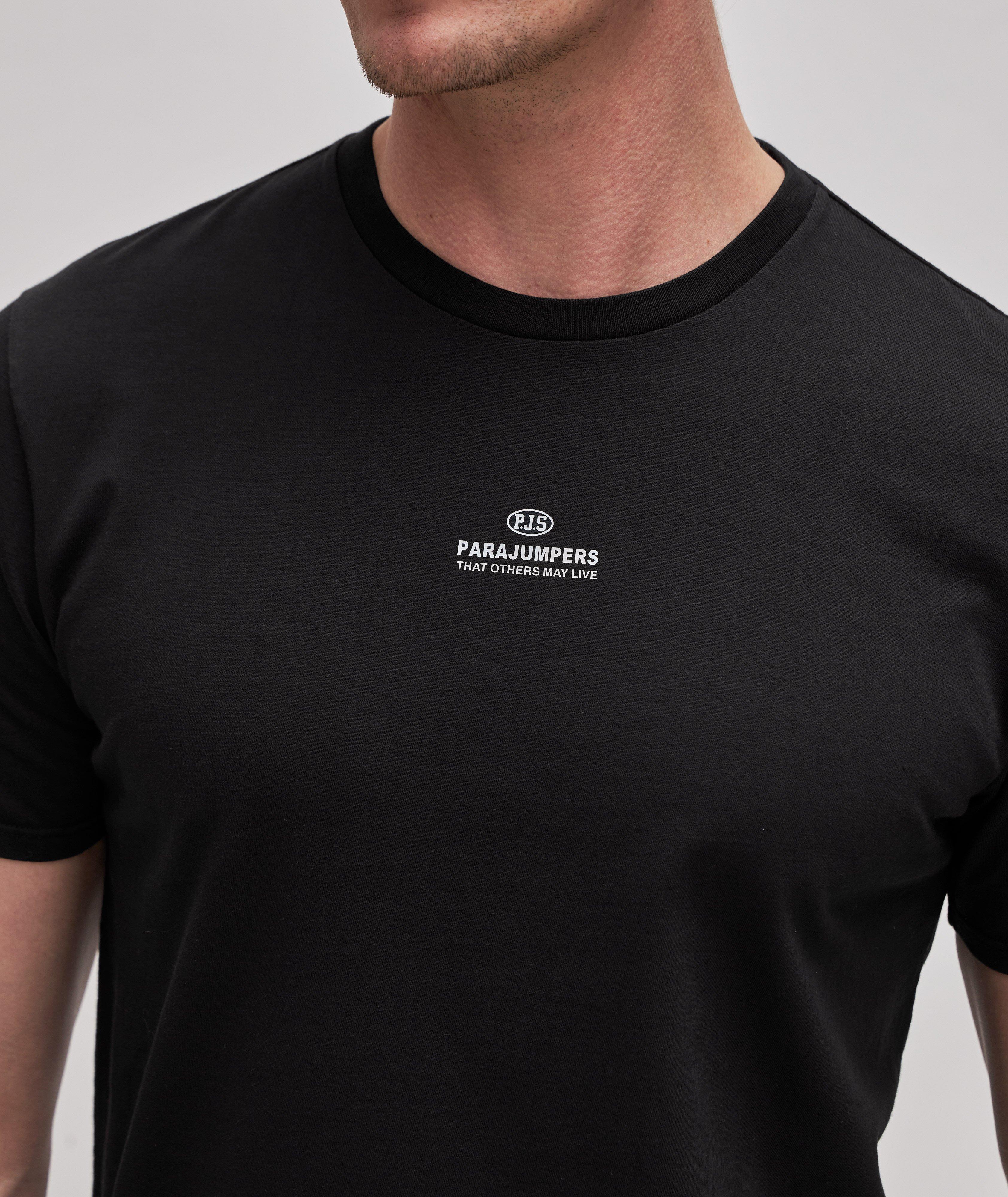 Rescue Logo Print Crewneck T-Shirt