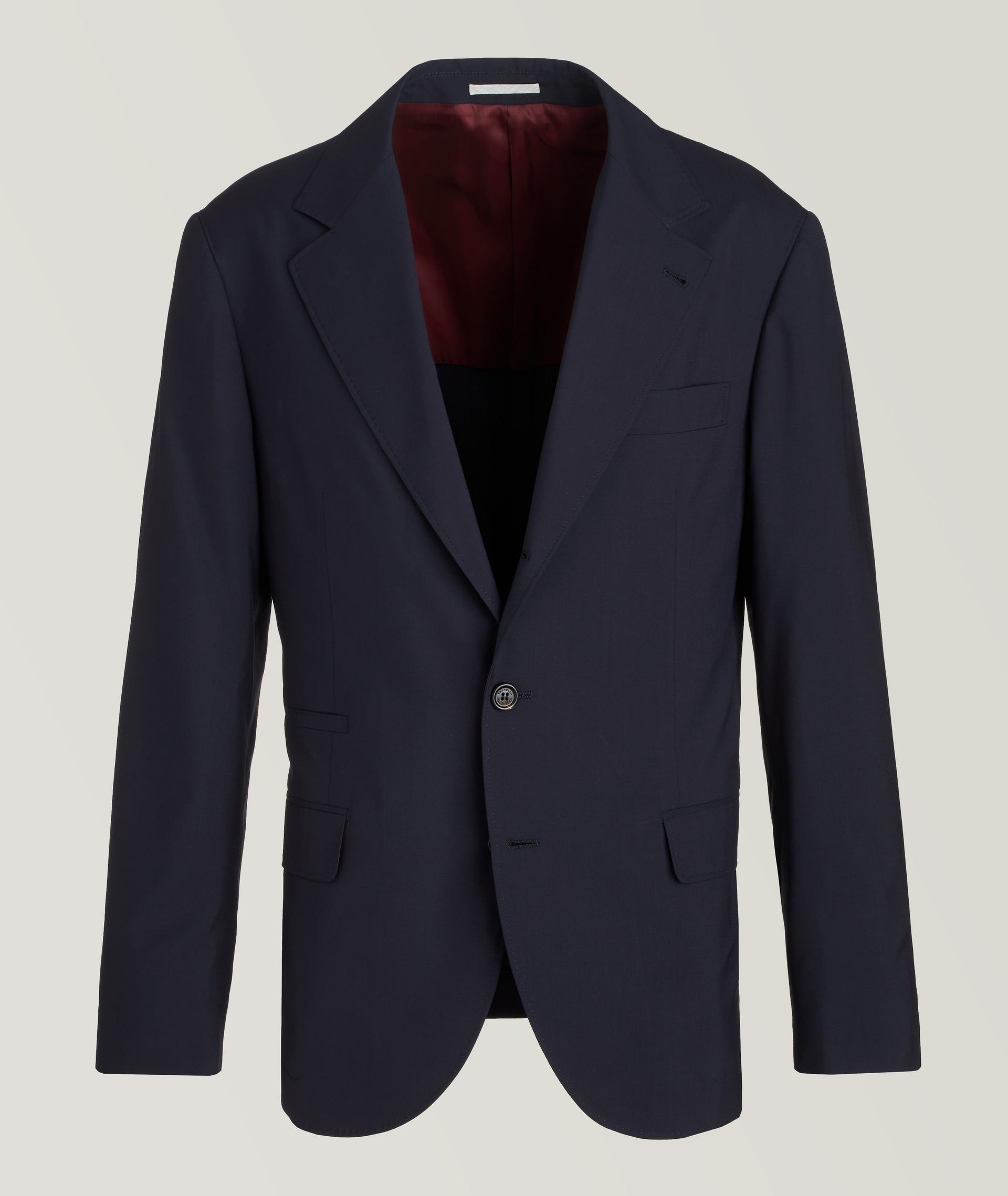 Unstructured Wool-Silk Sport Jacket image 0