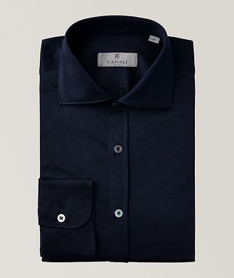 Canali Contemporary-Fit Sport Solid Shirt