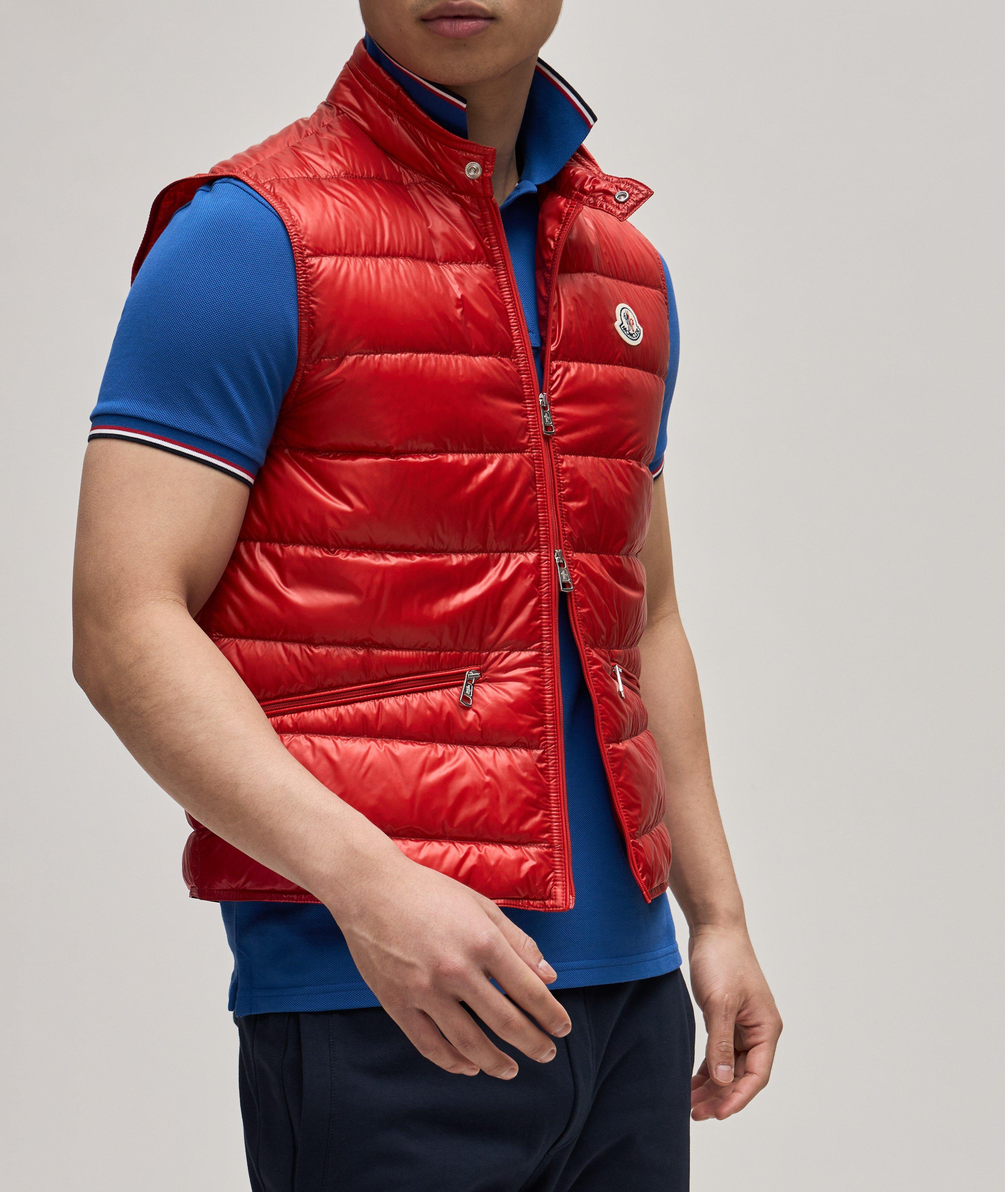 Moncler vest clearance red