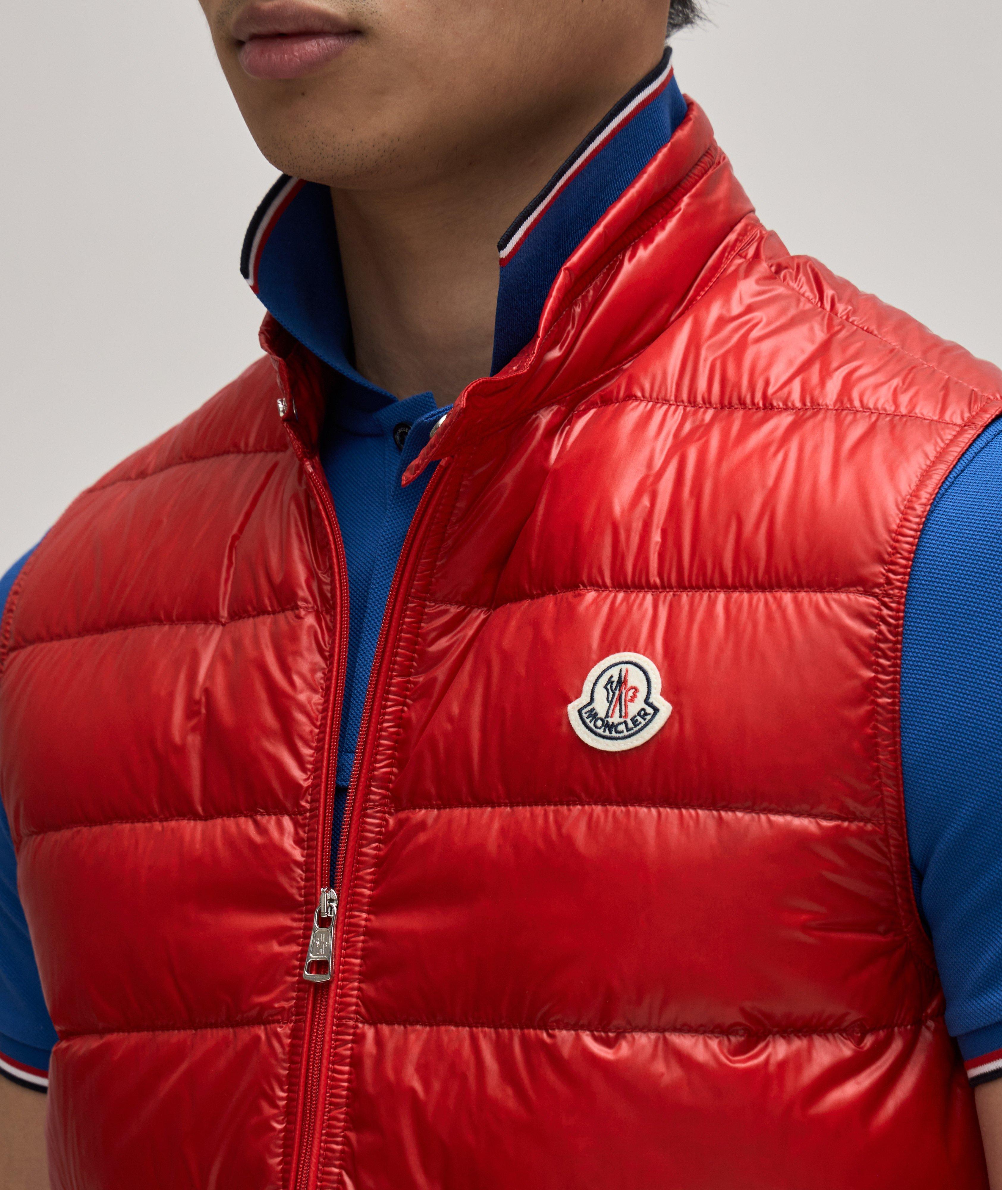 Moncler vest mens red deals