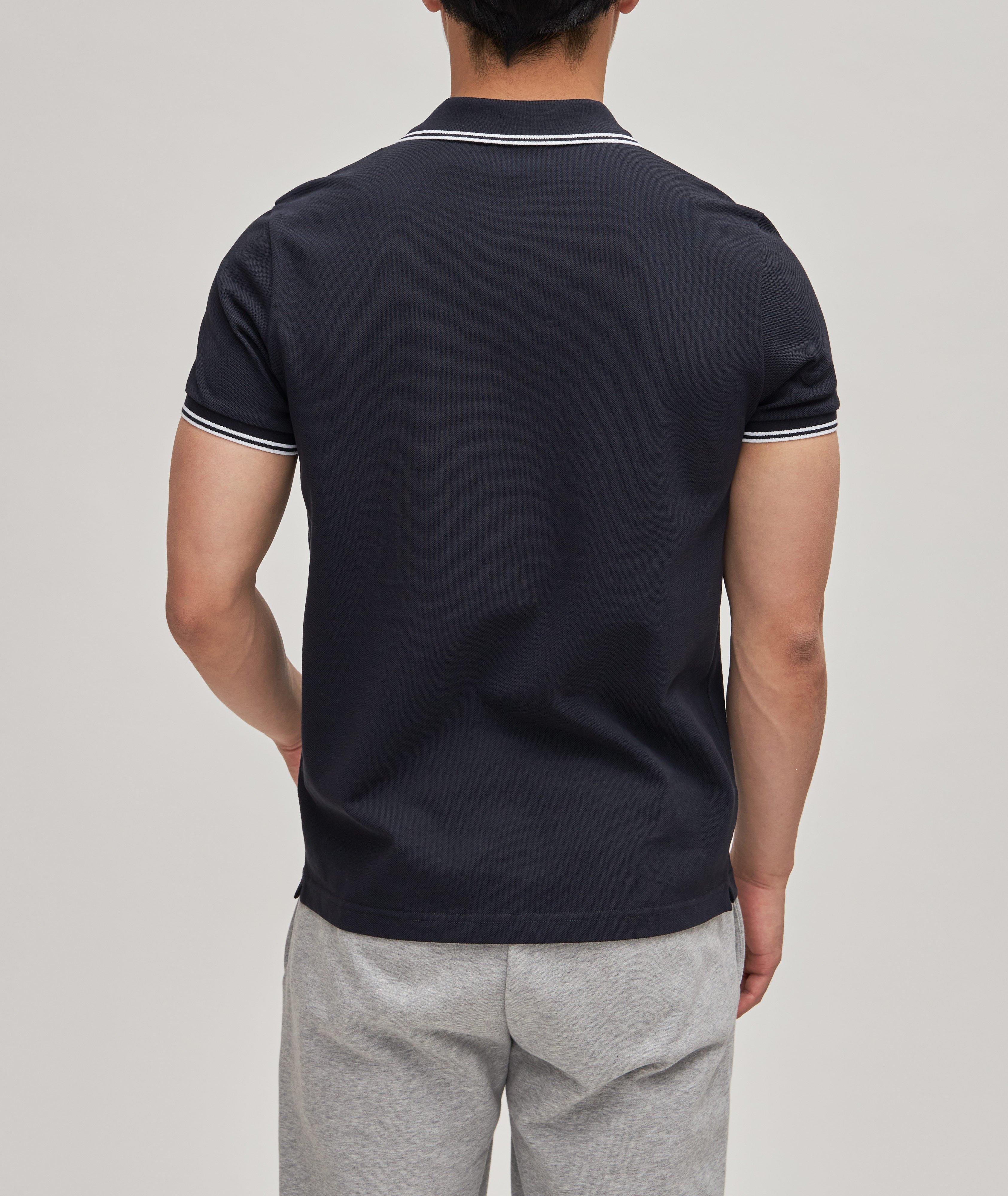 Piqué Cotton Knit Polo image 3