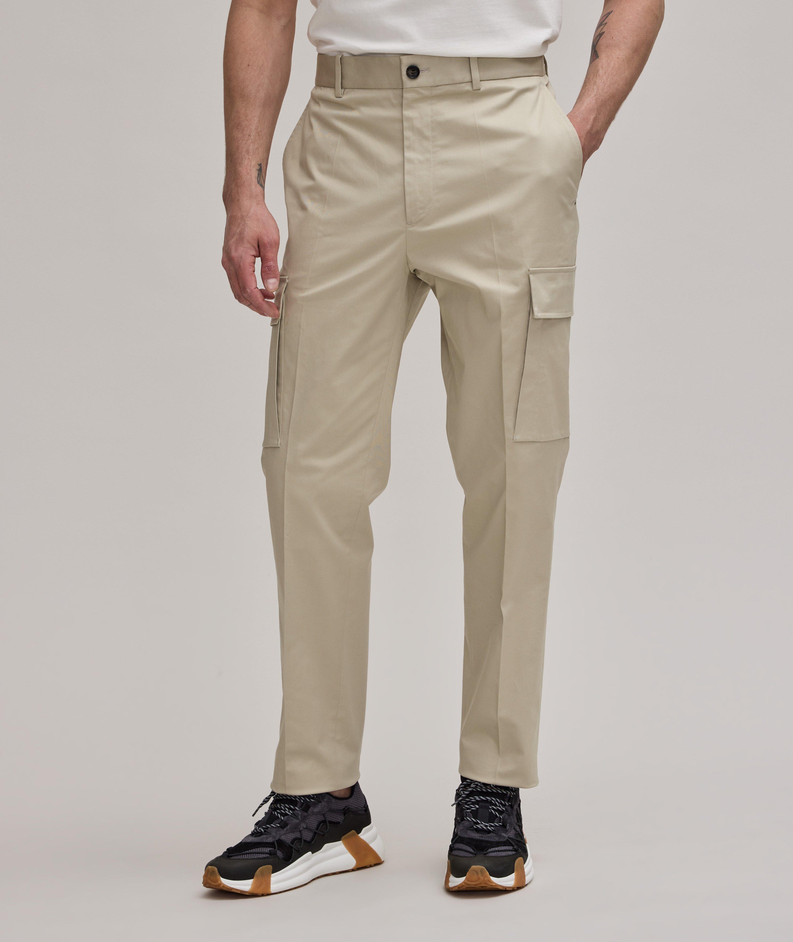 Moncler Pantalon Sportivo en coton extensible à poches cargos, Pantalons