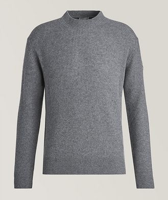 Moncler Wool-Cashmere Ribbed Sweater