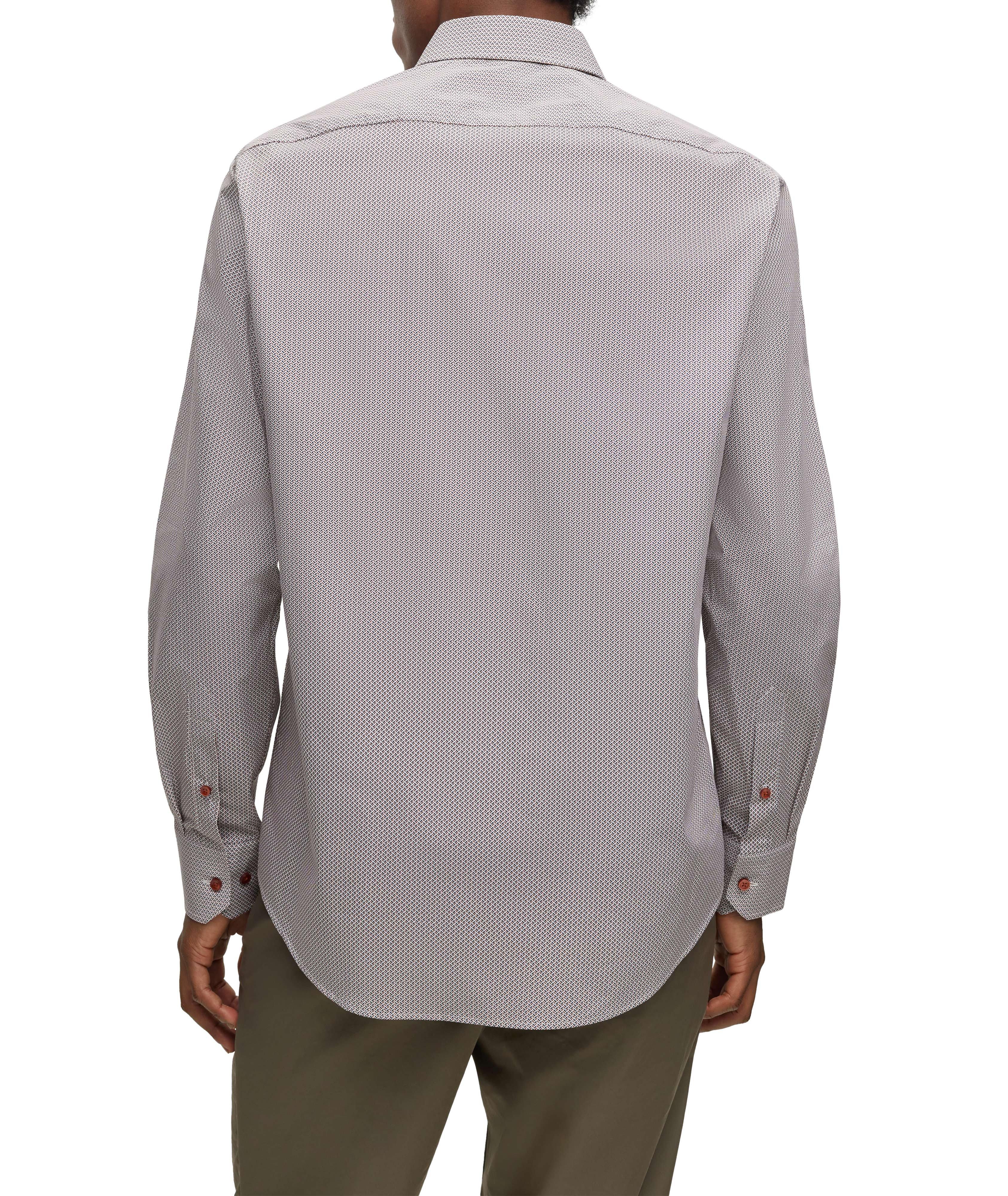 Chemise habillée en coton extensible image 3
