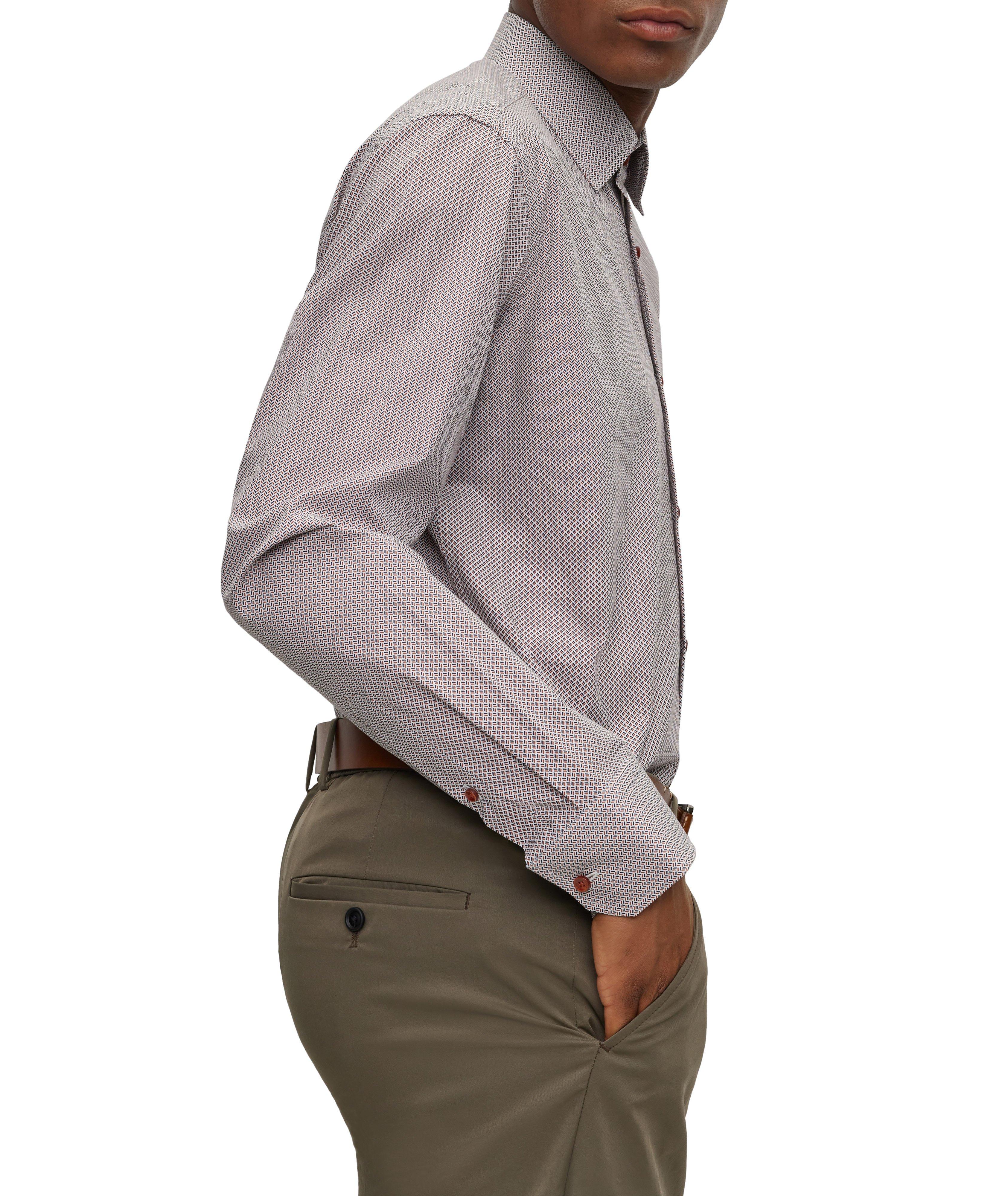 Chemise habillée en coton extensible image 5