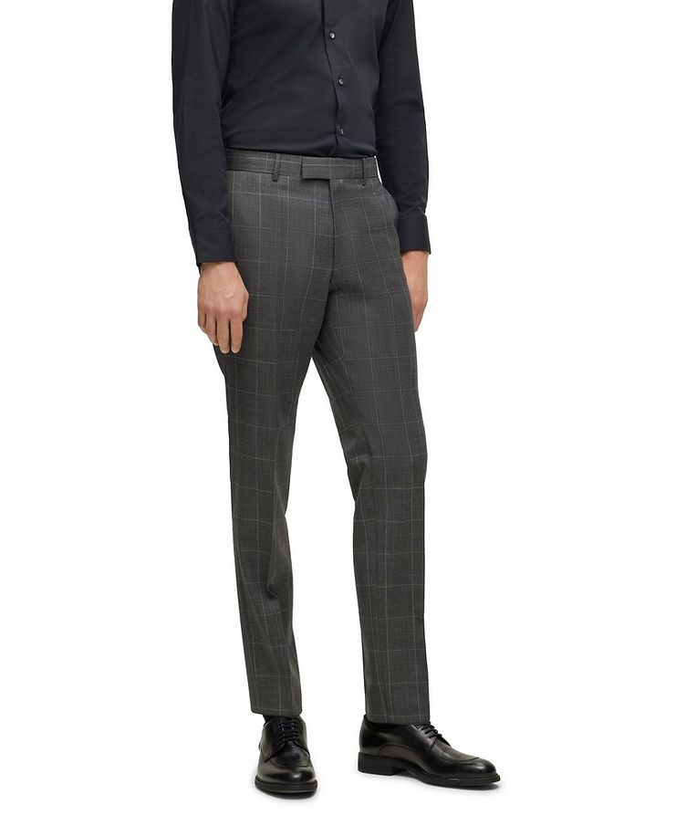 Checked Virgin Wool Three-Piece Suit image 3