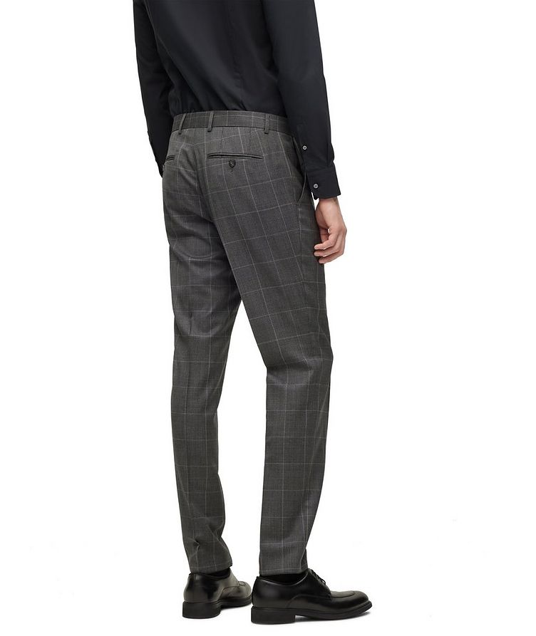 Checked Virgin Wool Three-Piece Suit image 4