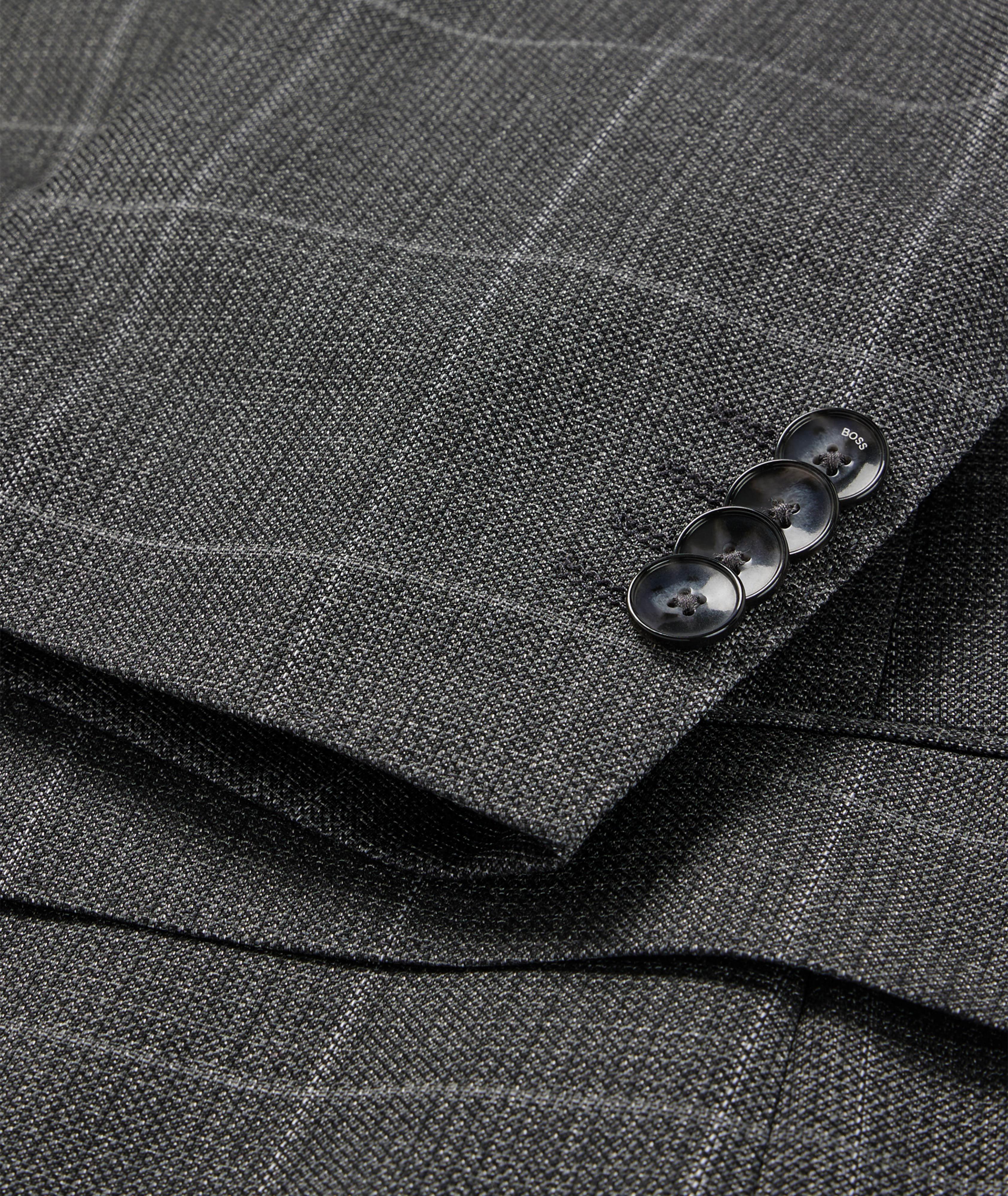 Checked Virgin Wool Three-Piece Suit image 6