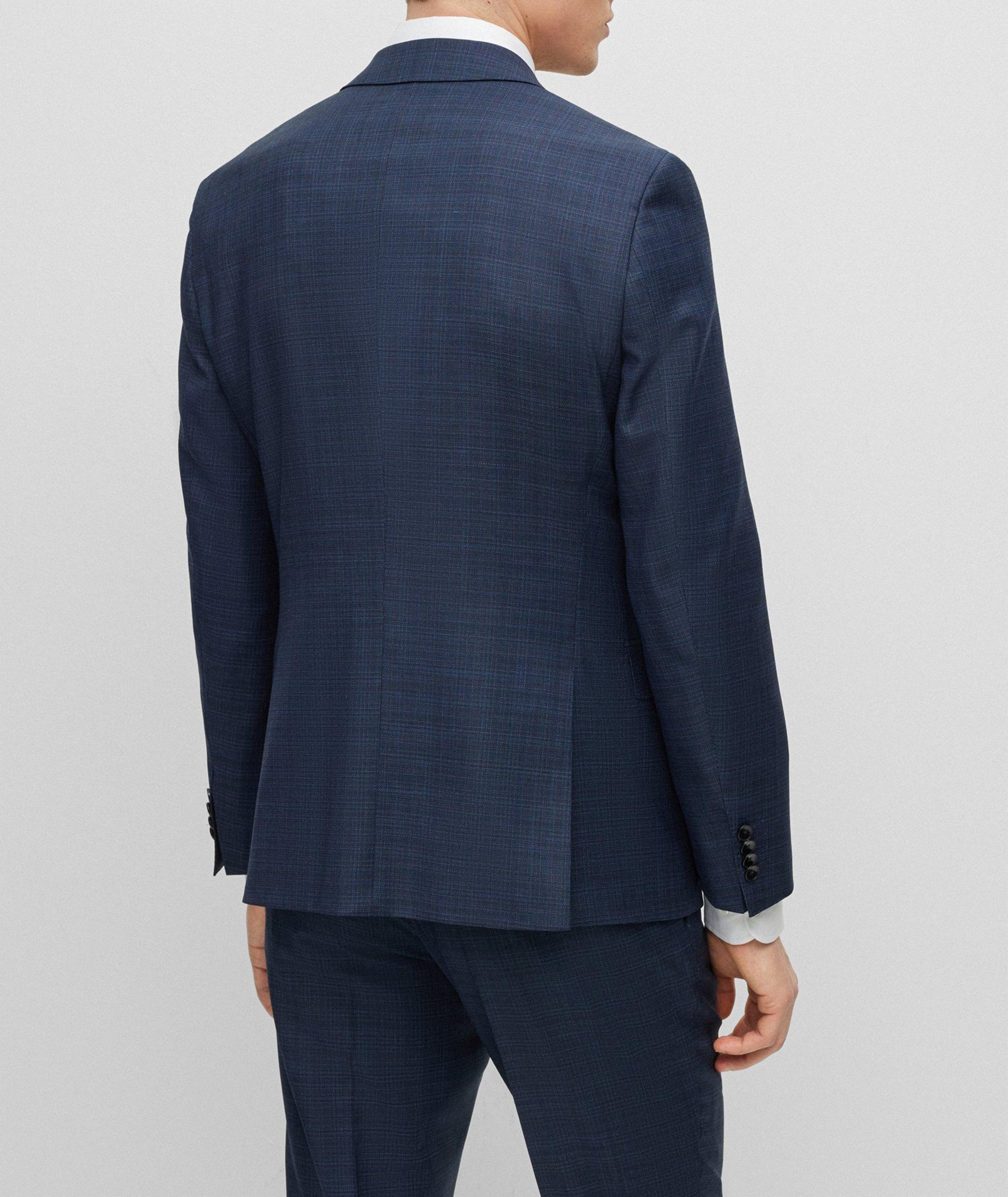 Slim-Fit Check Stretch-Wool Suit image 2