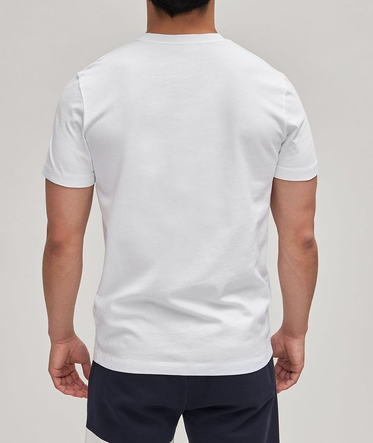 T-shirt en coton à encolure ronde avec logo image 3