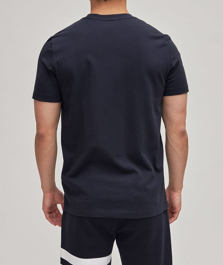 T-shirt en coton à encolure ronde avec logo image 3